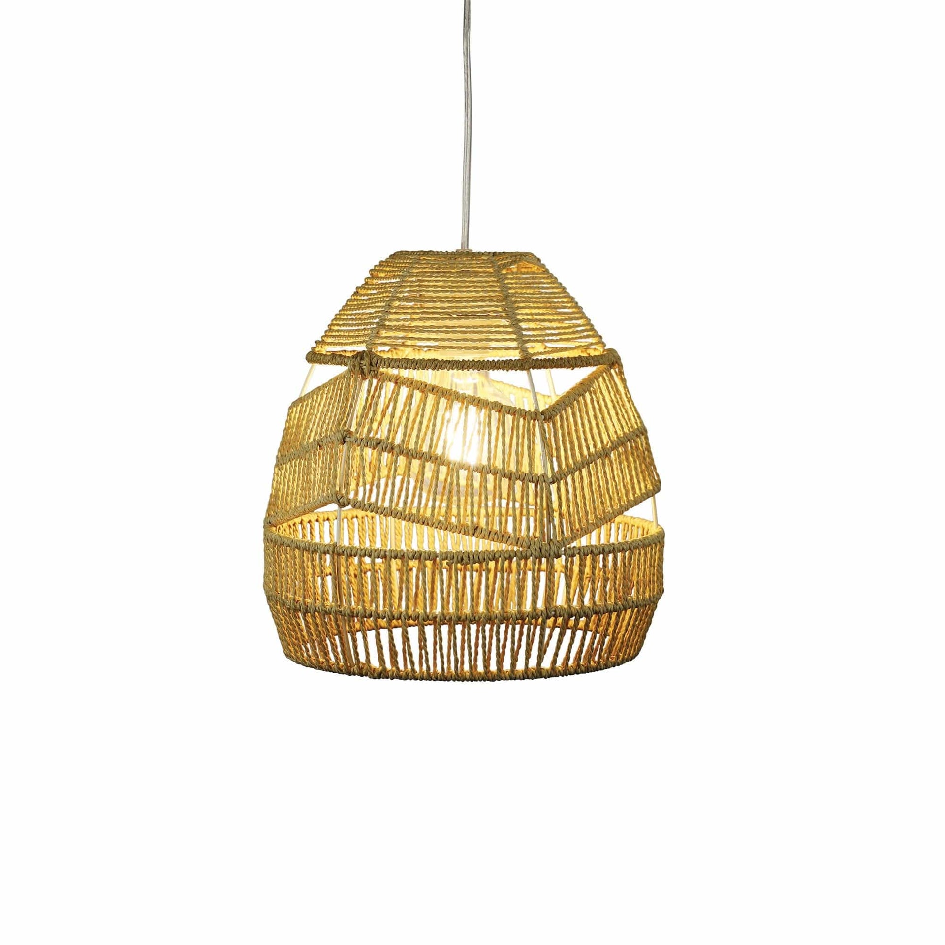 Oriel Lighting Lamp KUPANG 30 KUPANG.30 Natural String Shade