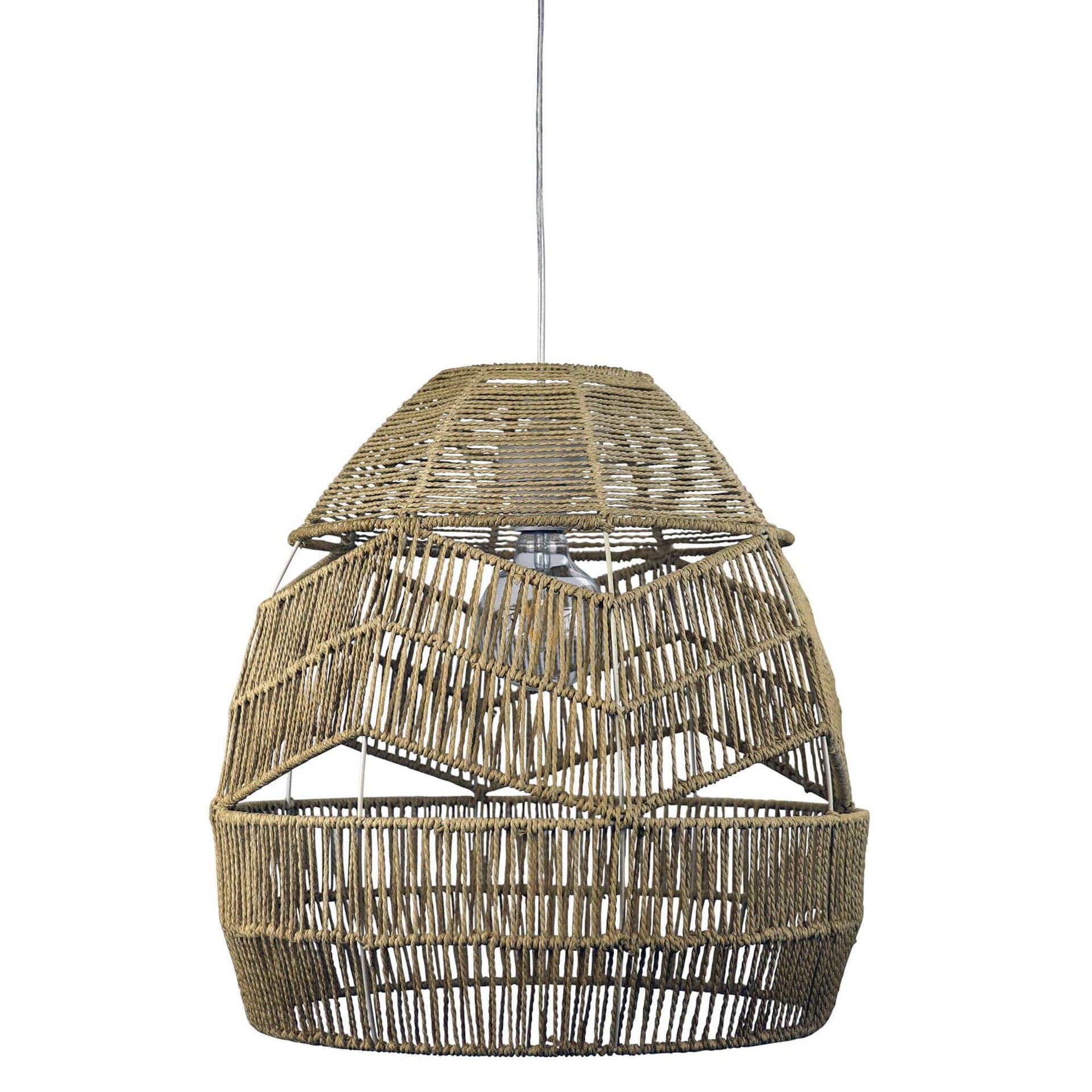 Oriel Lighting Lamp KUPANG 45 KUPANG.45 Natural String Shade
