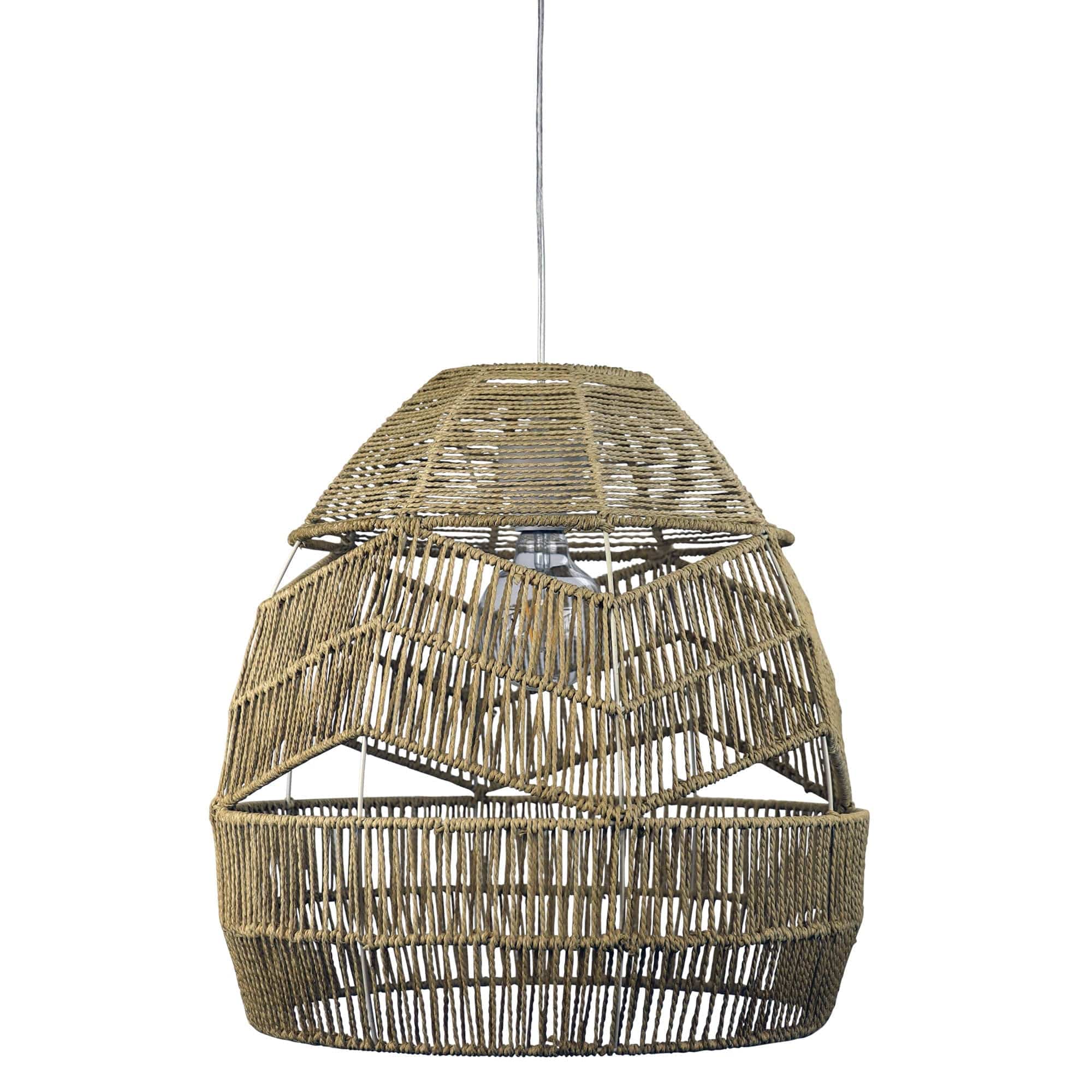 Oriel Lighting Lamp KUPANG 45 KUPANG.45 Natural String Shade