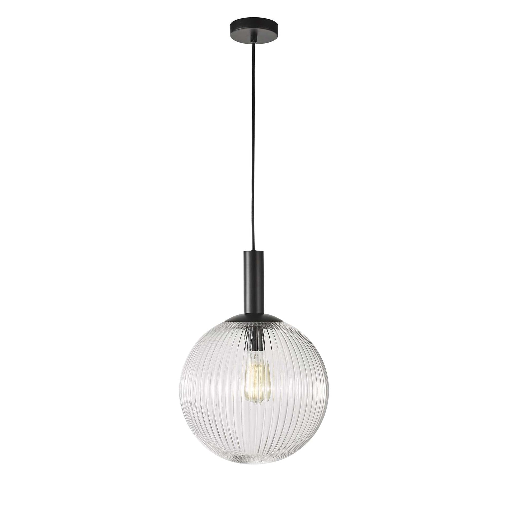 Oriel Lighting Lamp LEGARNO.30 Single Clear Glass Pendant