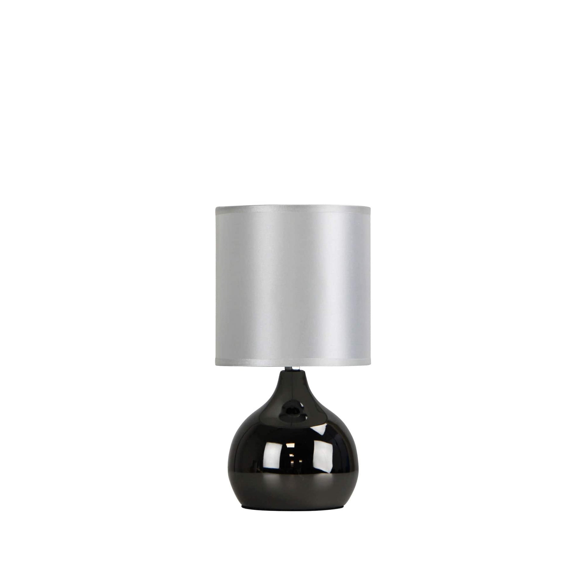 Oriel Lighting Lamp LOTTI ON / OFF Touch Lamp in Gunmetal Finish
