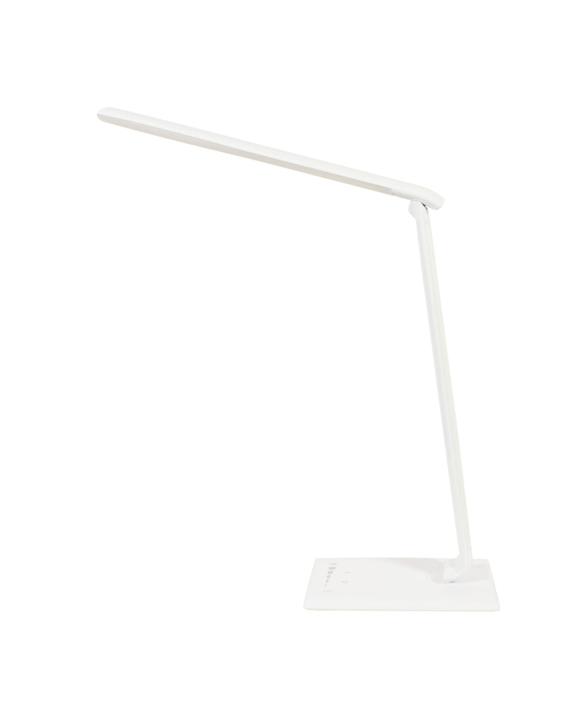 Oriel Lighting Lamp LUKE Touch Dimming LED Lamp with USB Port