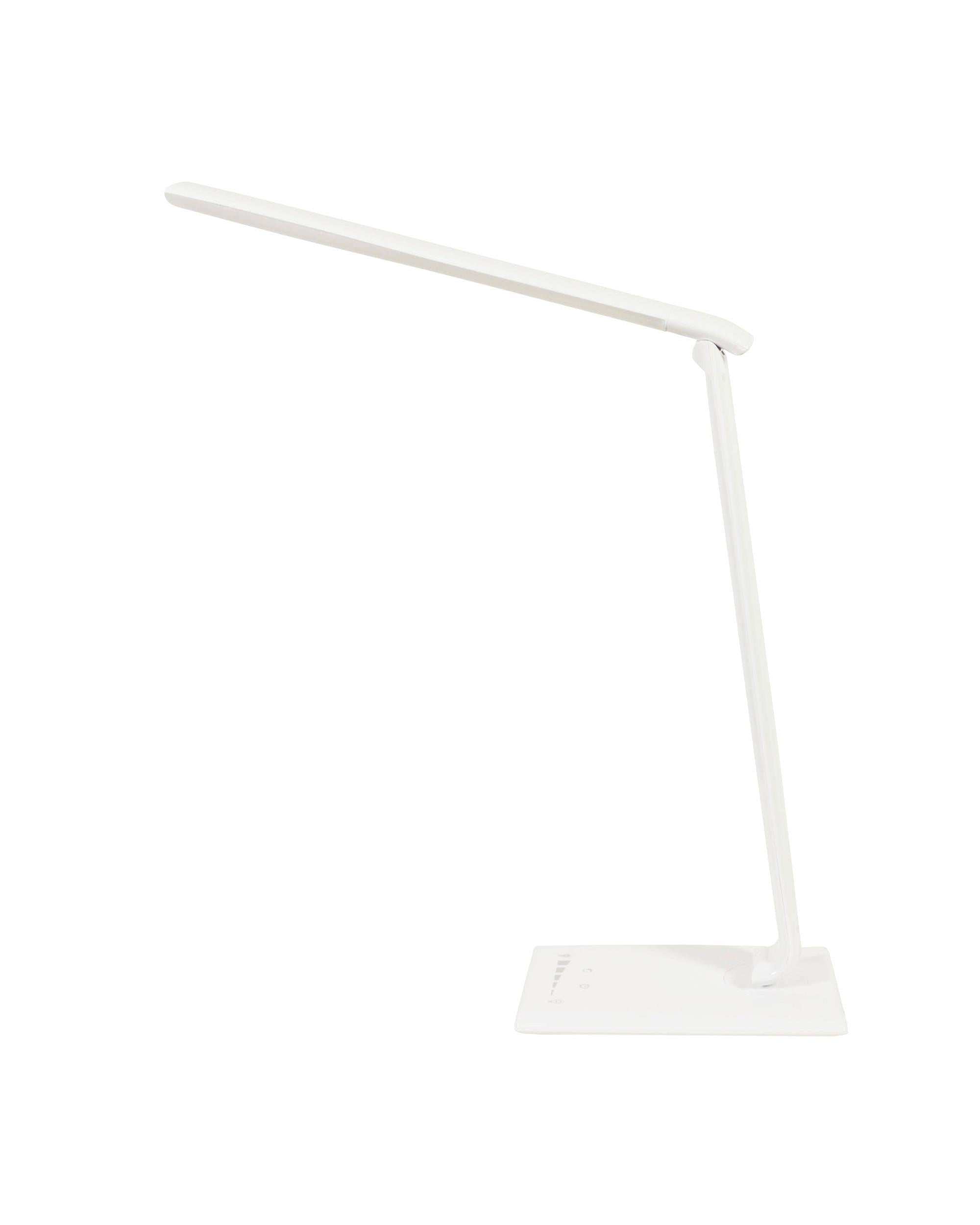 Oriel Lighting Lamp LUKE Touch Dimming LED Lamp with USB Port