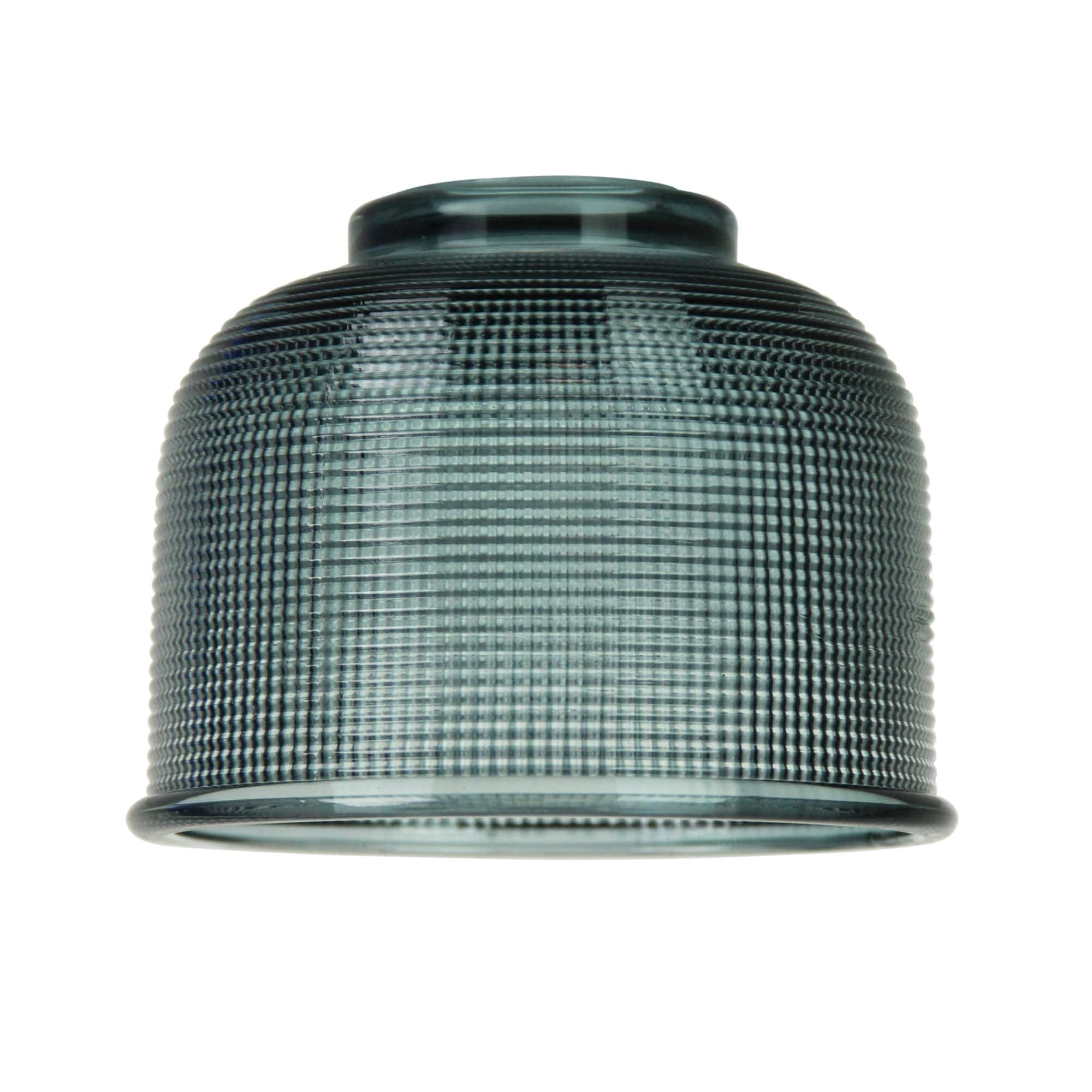 Oriel Lighting Lamp MAISON.15 15cm Retro Halophane Blue Glass Shade