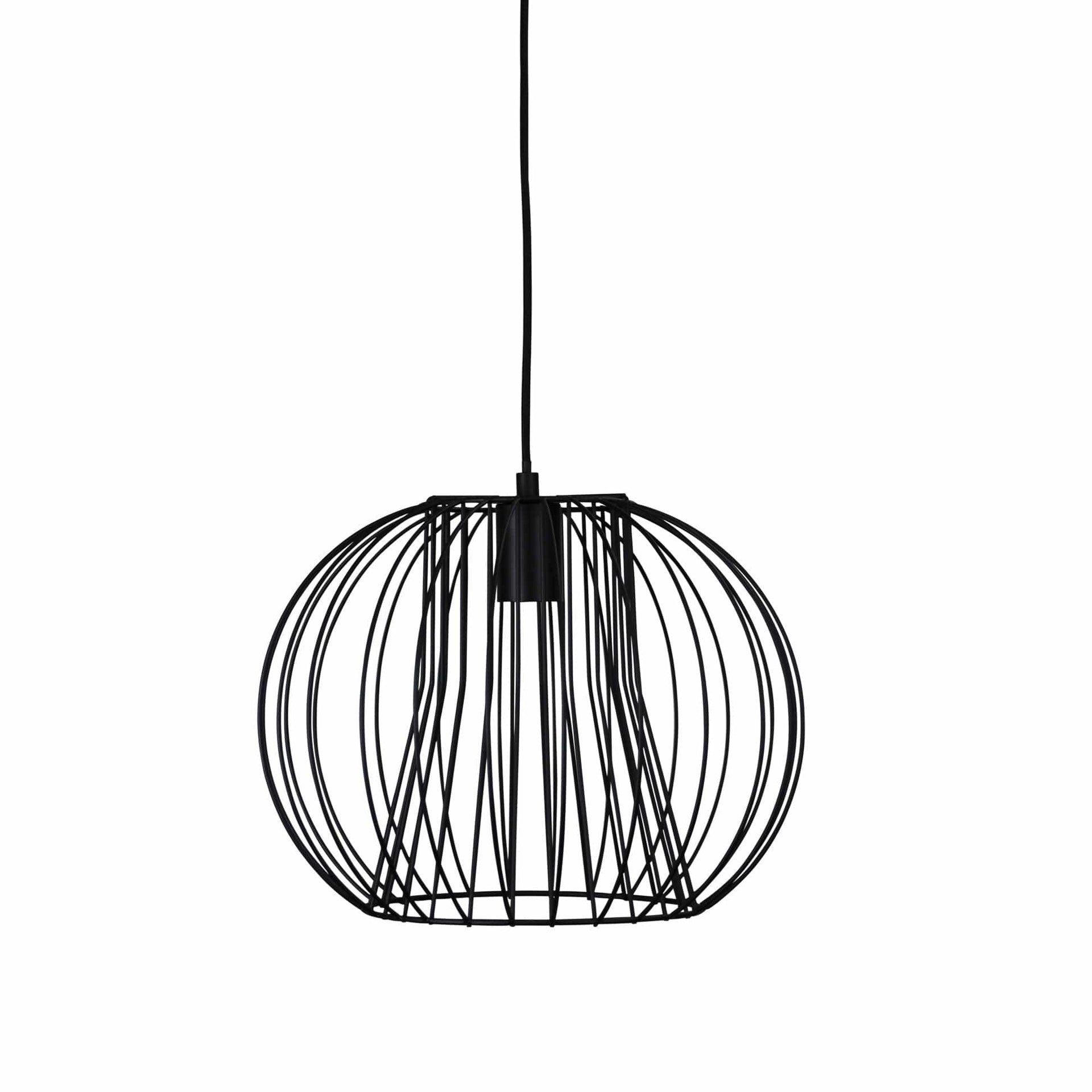 Oriel Lighting Lamp MALO.35 Black Wire Pendant