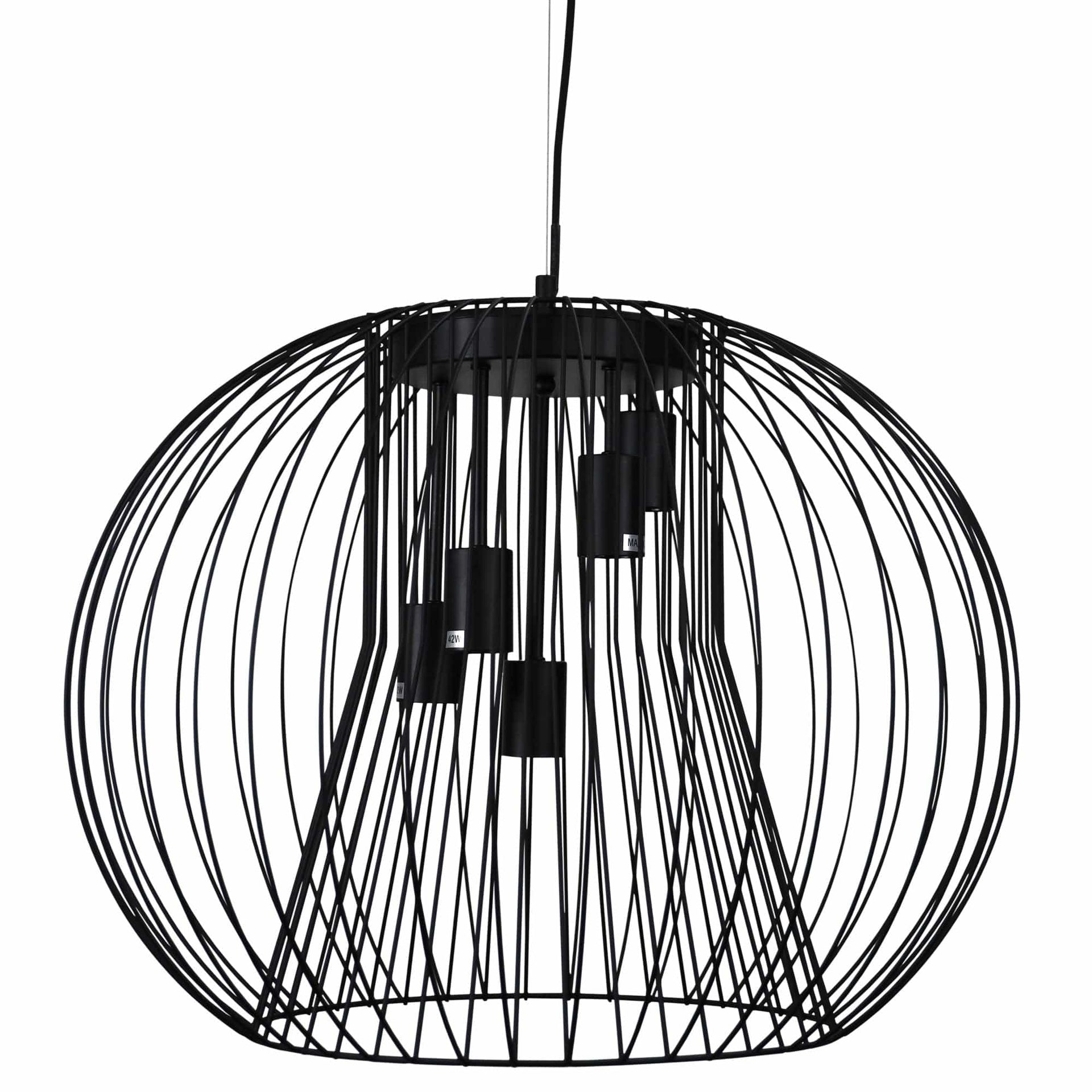 Oriel Lighting Lamp MALO.60 Black Wire Pendant