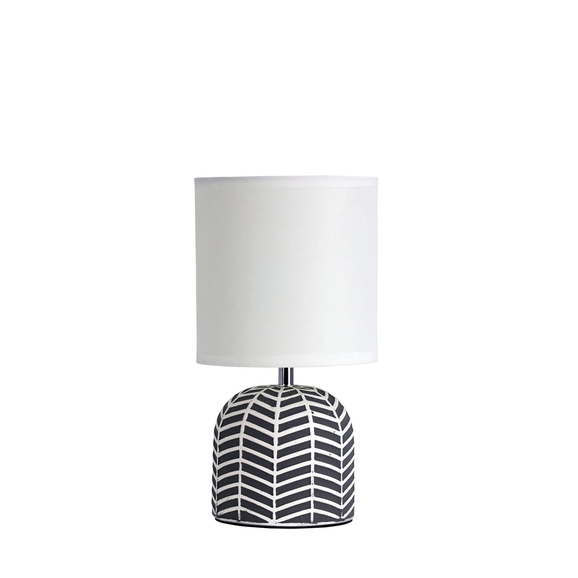 Oriel Lighting Lamp MANDY Grey Ceramic Table Lamp