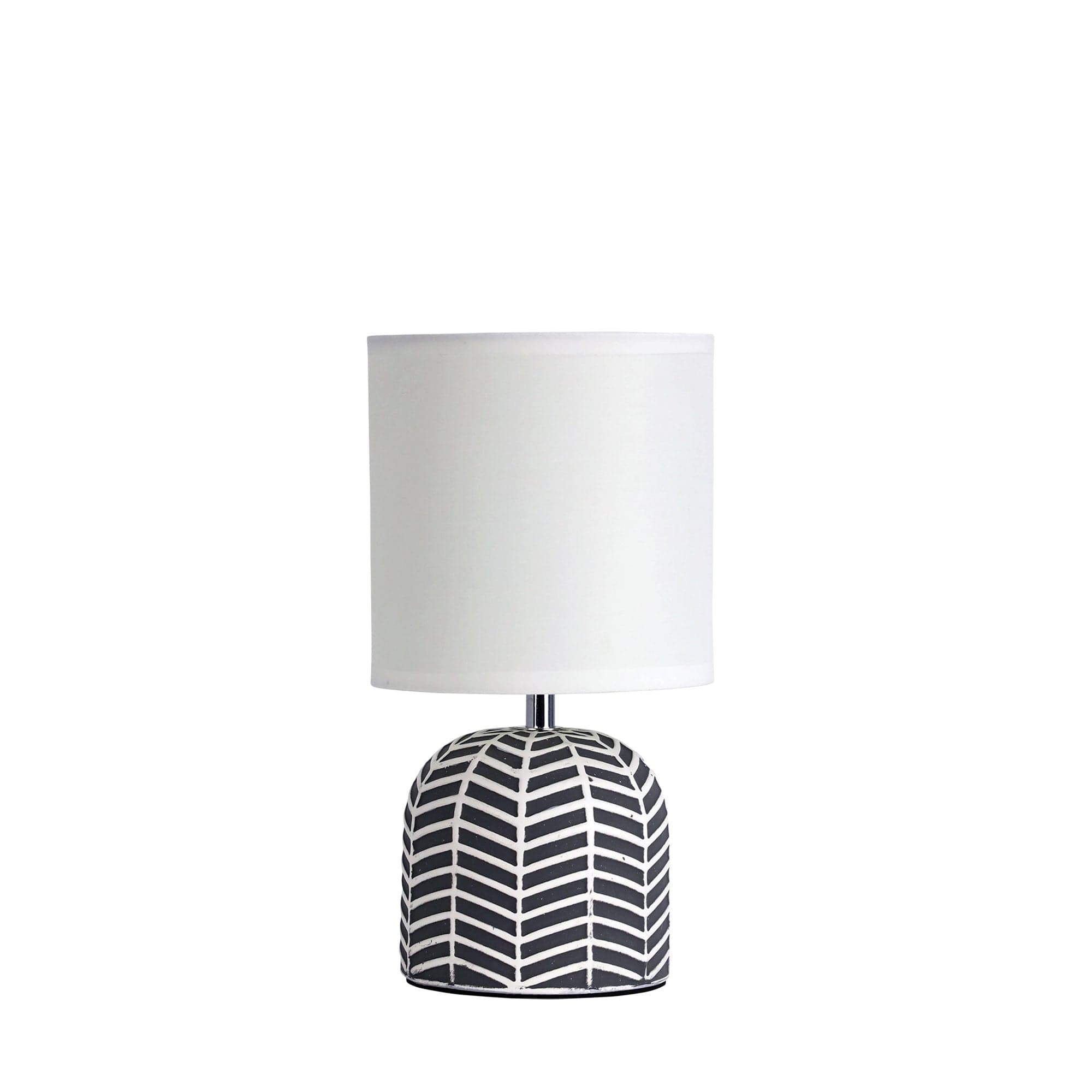 Oriel Lighting Lamp MANDY Grey Ceramic Table Lamp