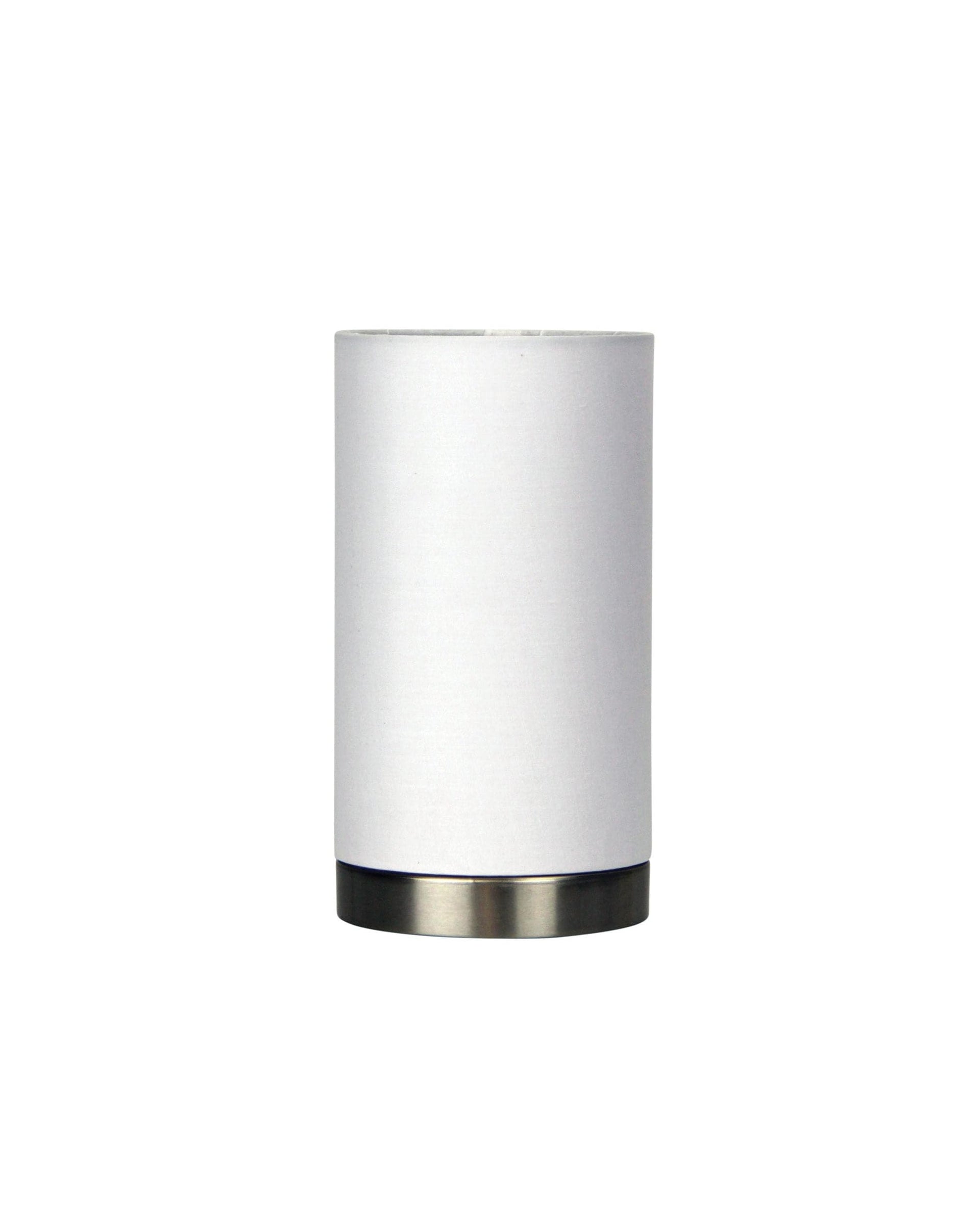 Oriel Lighting Lamp Mantel ON-OFF Touch Lamp White Shade