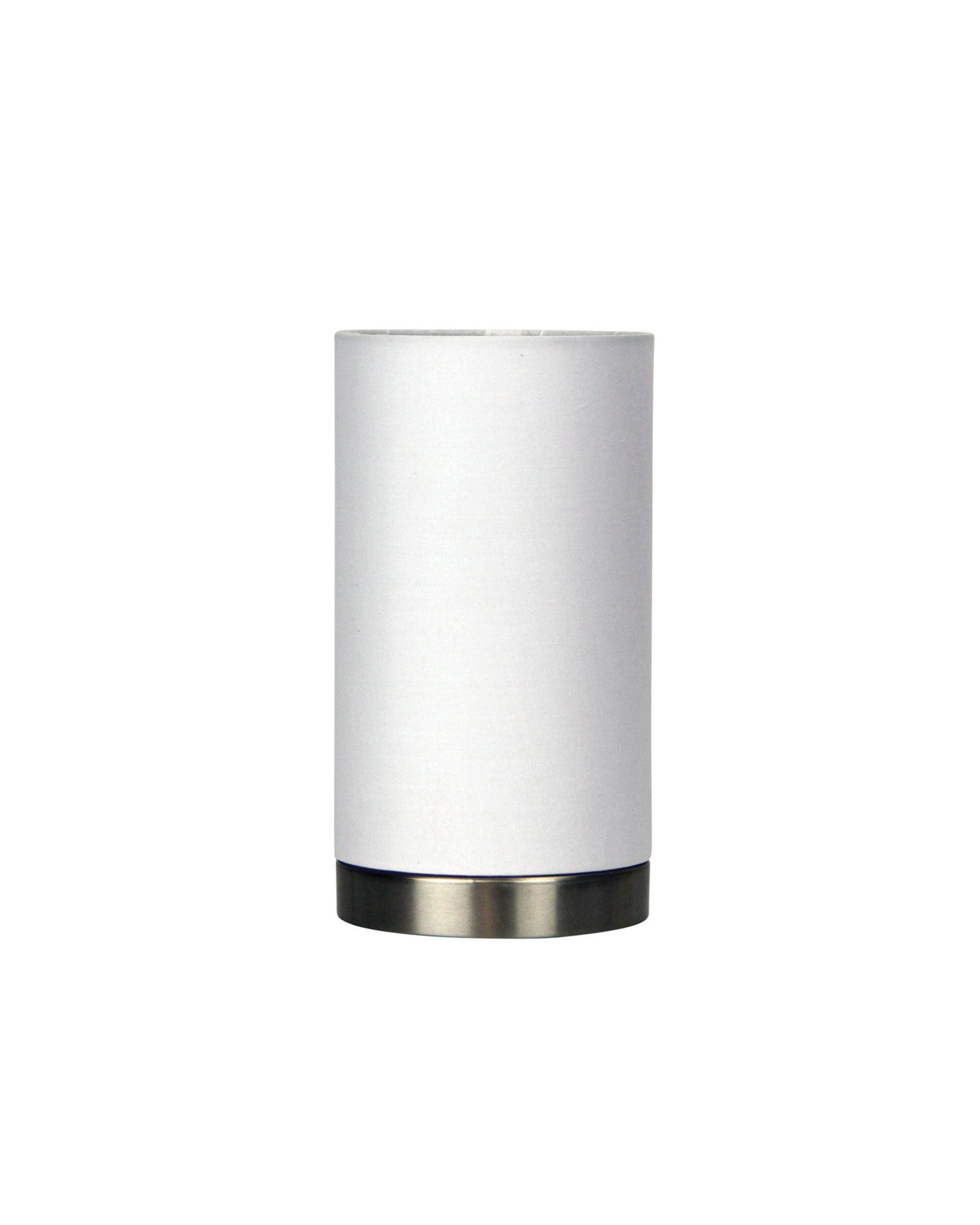 Oriel Lighting Lamp Mantel ON-OFF Touch Lamp White Shade