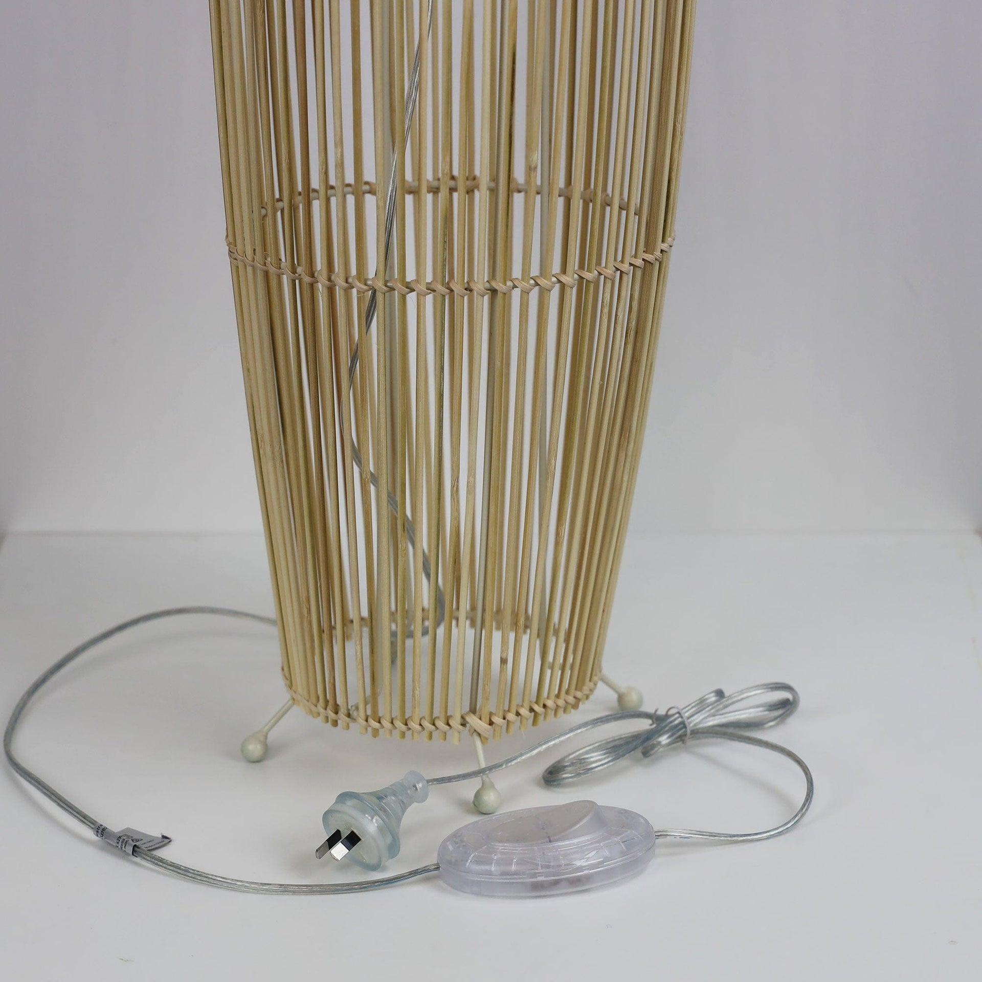 Oriel Lighting Lamp MATRAM Rattan Cane Floor Lamp