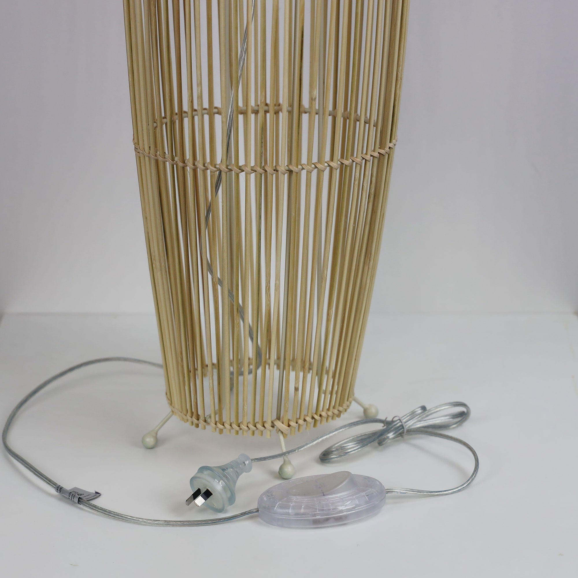 Oriel Lighting Lamp MATRAM Rattan Cane Floor Lamp