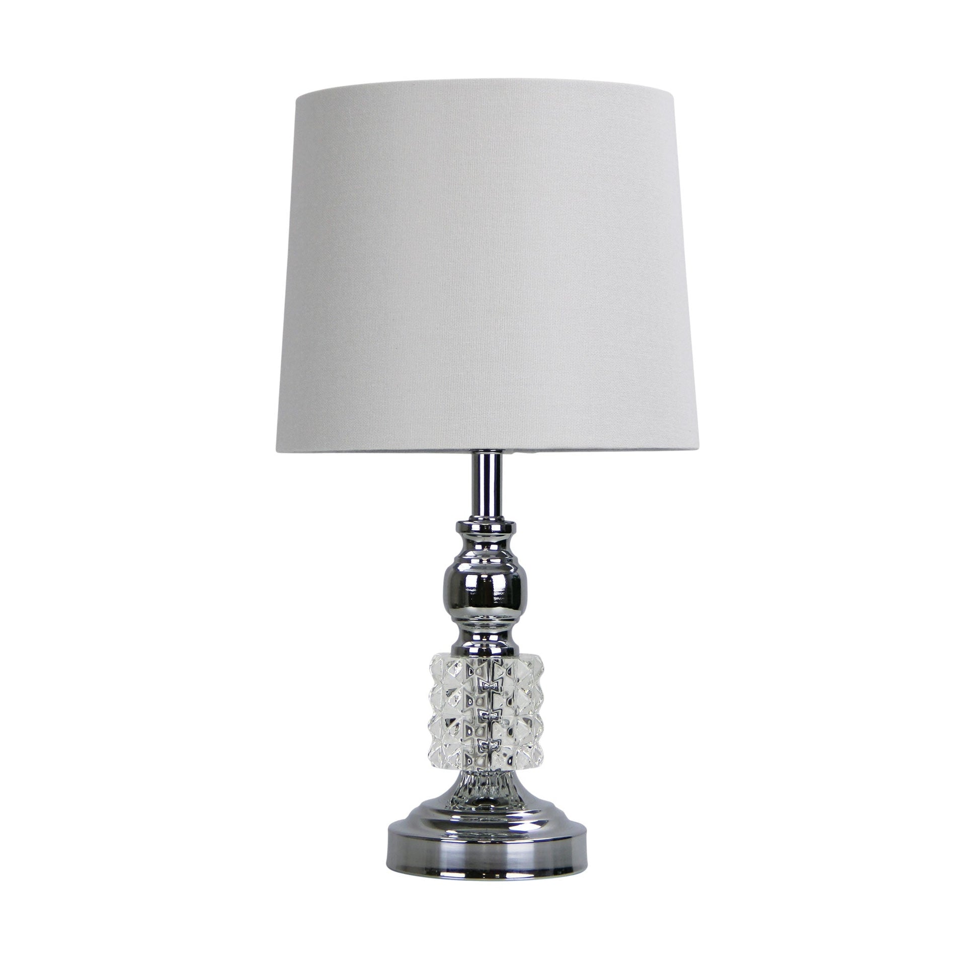 Oriel Lighting Lamp MAYA.1 Crystal and chrome complete table lamp