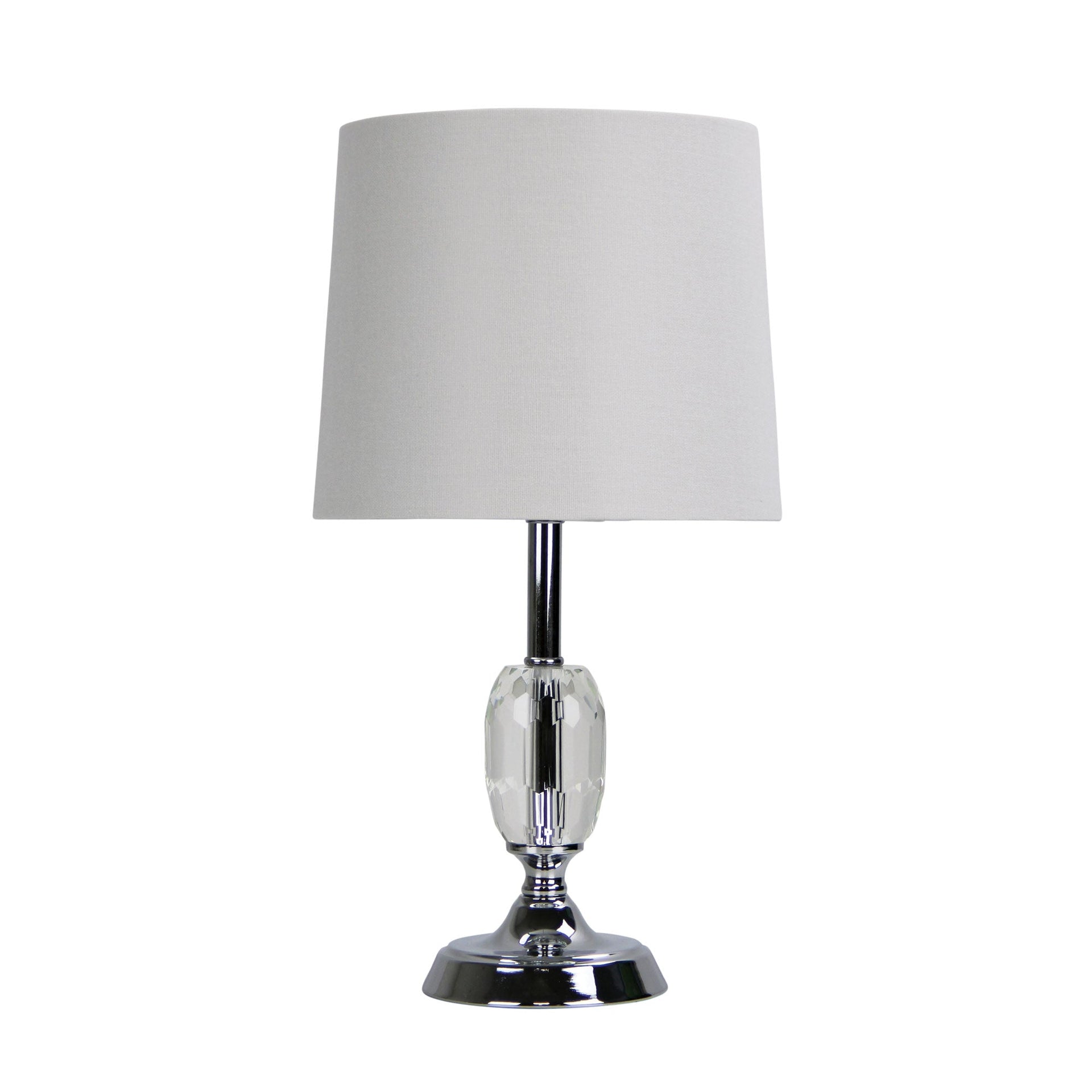 Oriel Lighting Lamp MAYA.3 Crystal and chrome complete table lamp