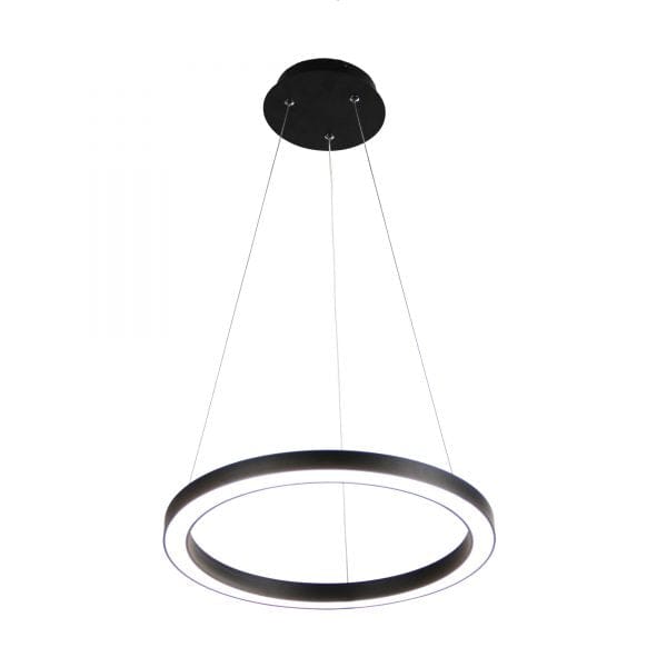 Oriel Lighting Lamp NEBULA.40 Modern LED Halo Pendant Black