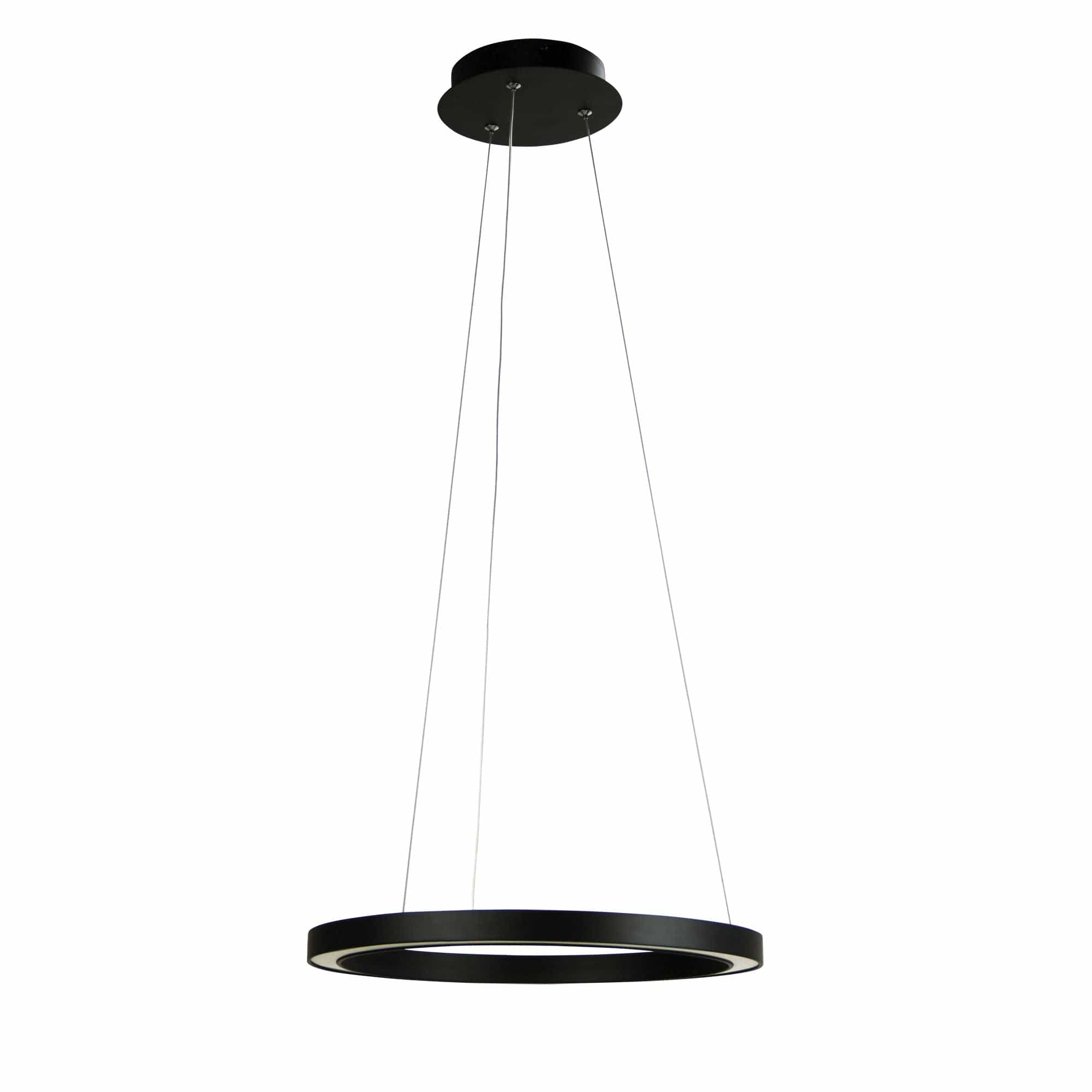 Oriel Lighting Lamp NEBULA.40 Modern LED Halo Pendant Black