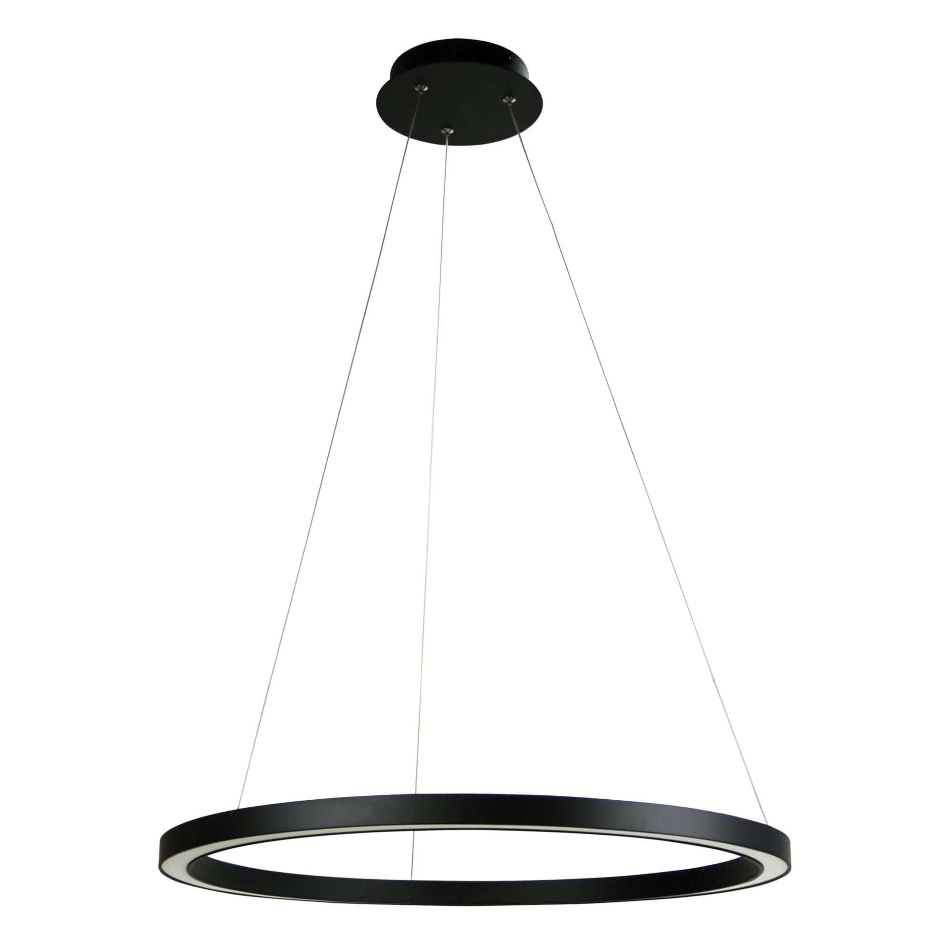 Oriel Lighting Lamp NEBULA.60 Modern LED Halo Pendant Black