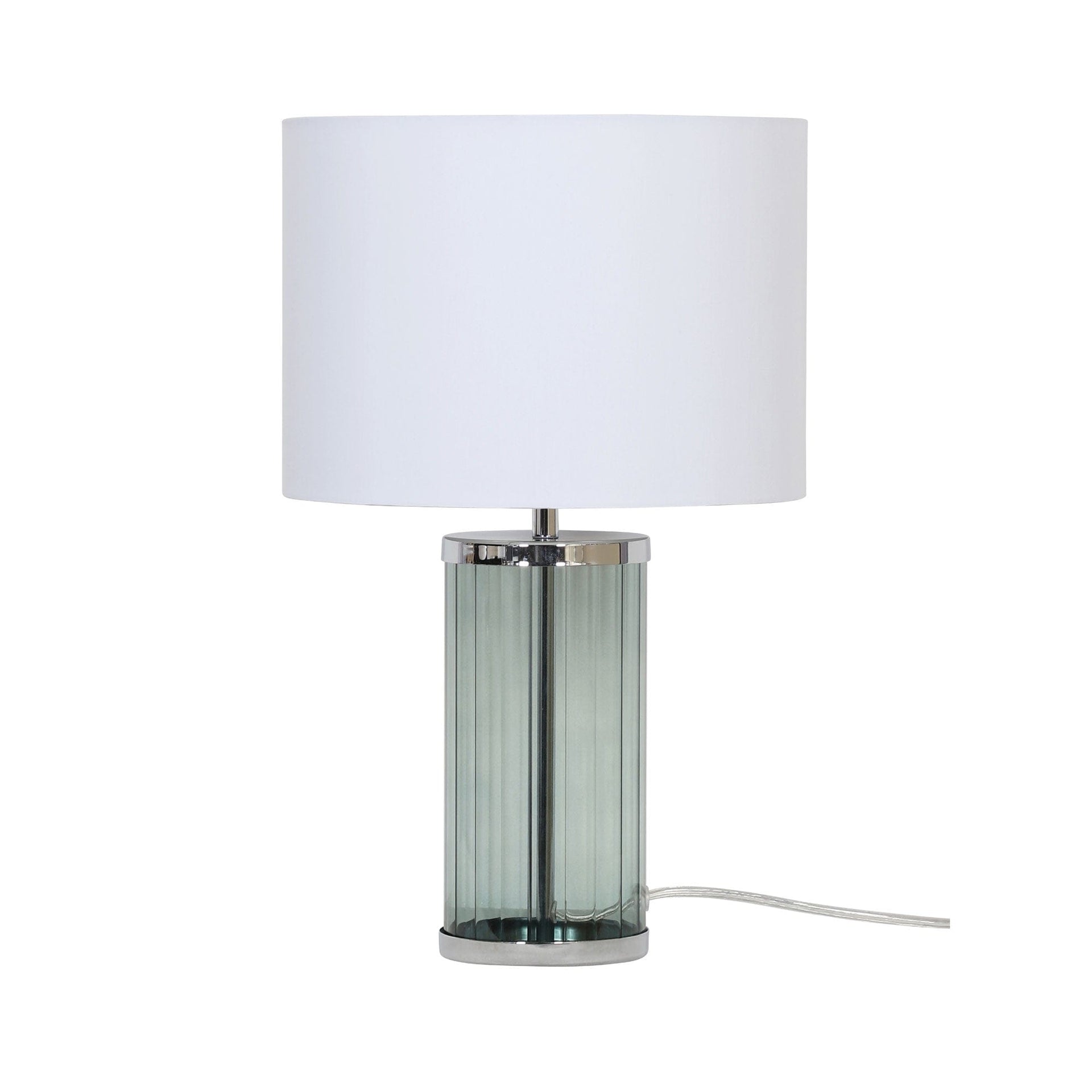 Oriel Lighting Lamp NIZIO GREEN Green Glass Table Lamp