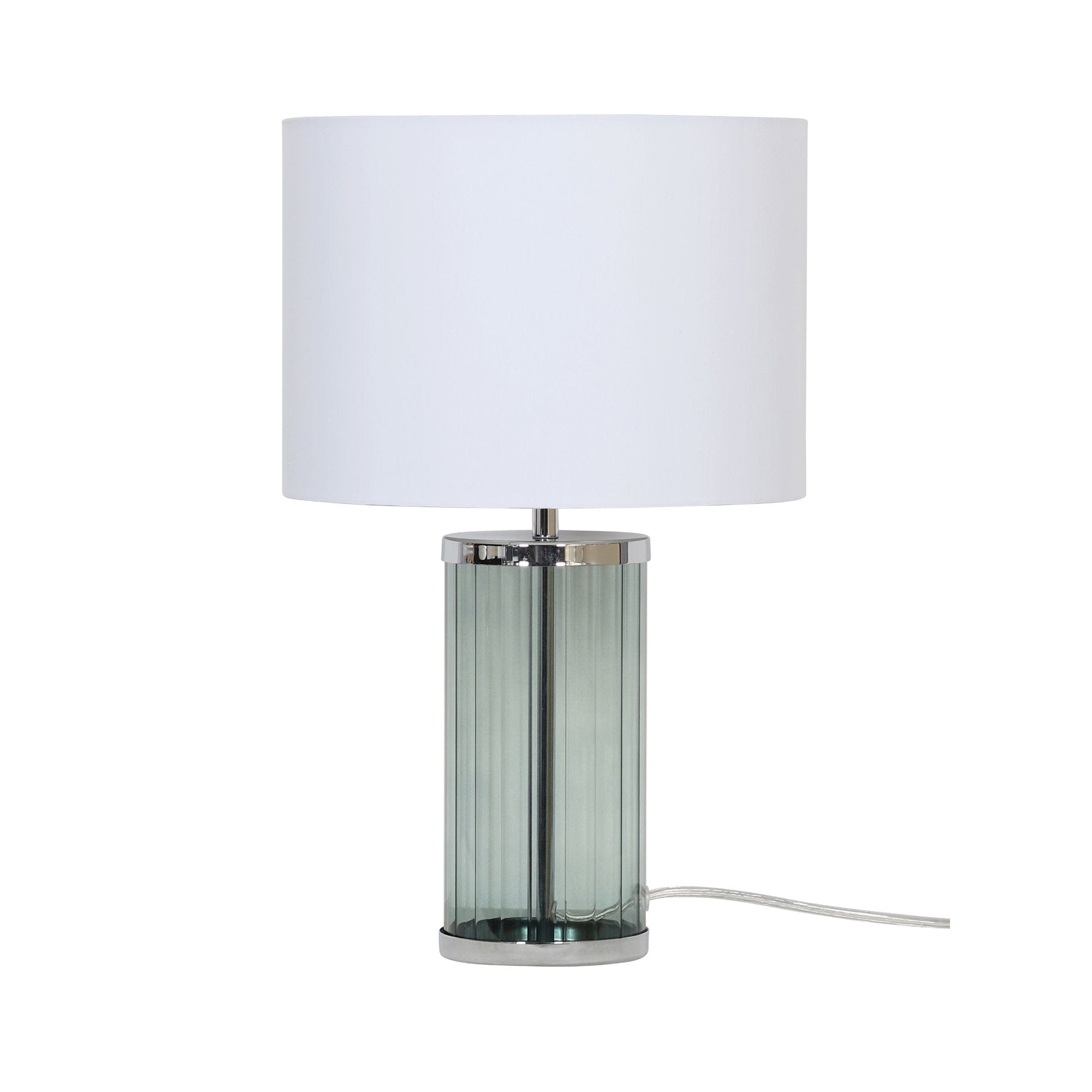 Oriel Lighting Lamp NIZIO GREEN Green Glass Table Lamp