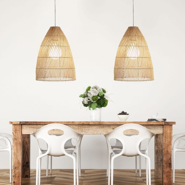 Oriel Lighting Lamp ODEN 38 Natural Rattan Cane Shade Only