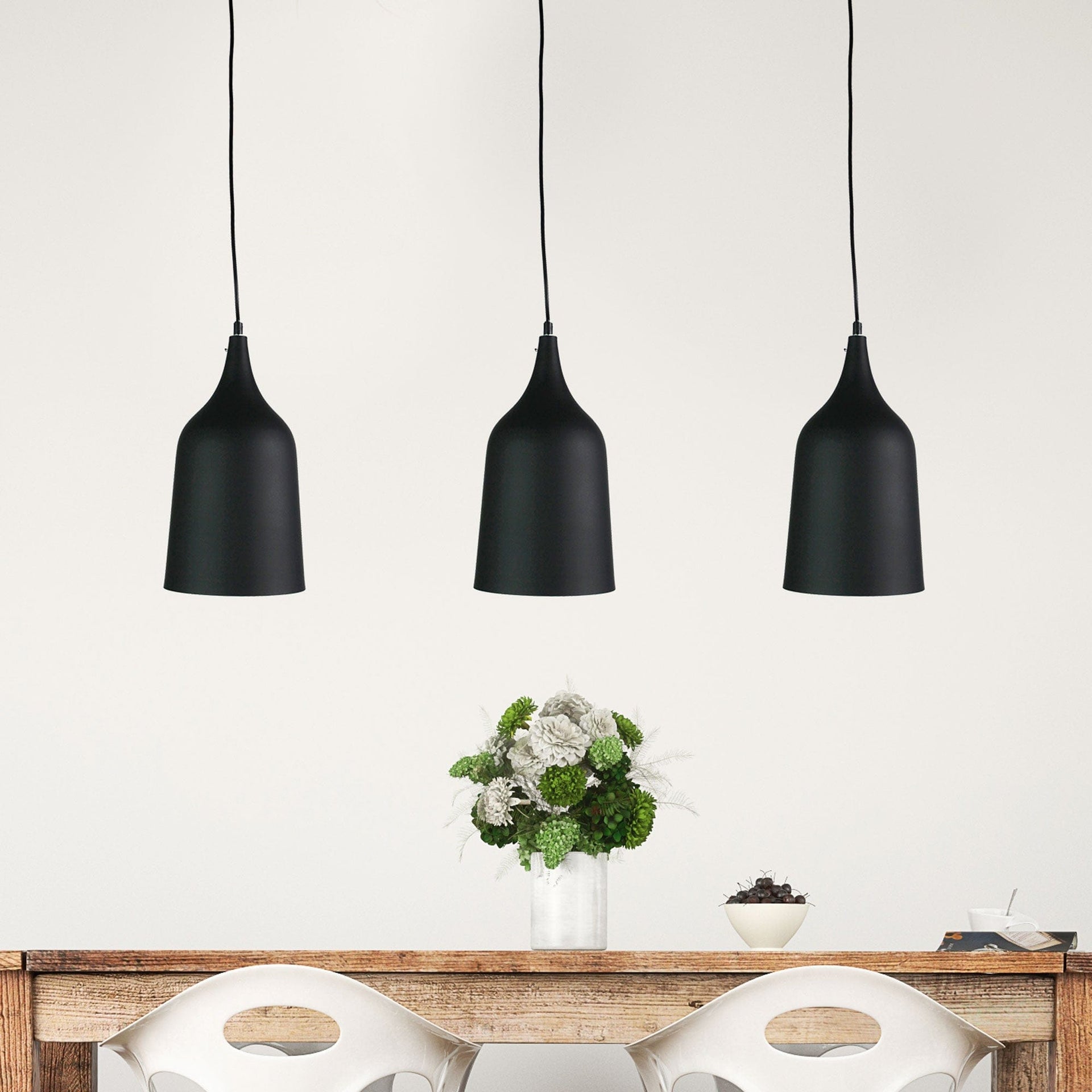 Oriel Lighting Lamp PLATO Contemporary Urban Pendant Black