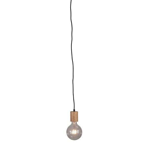Oriel Lighting Lamp PLUG Timber Pendant Suspension