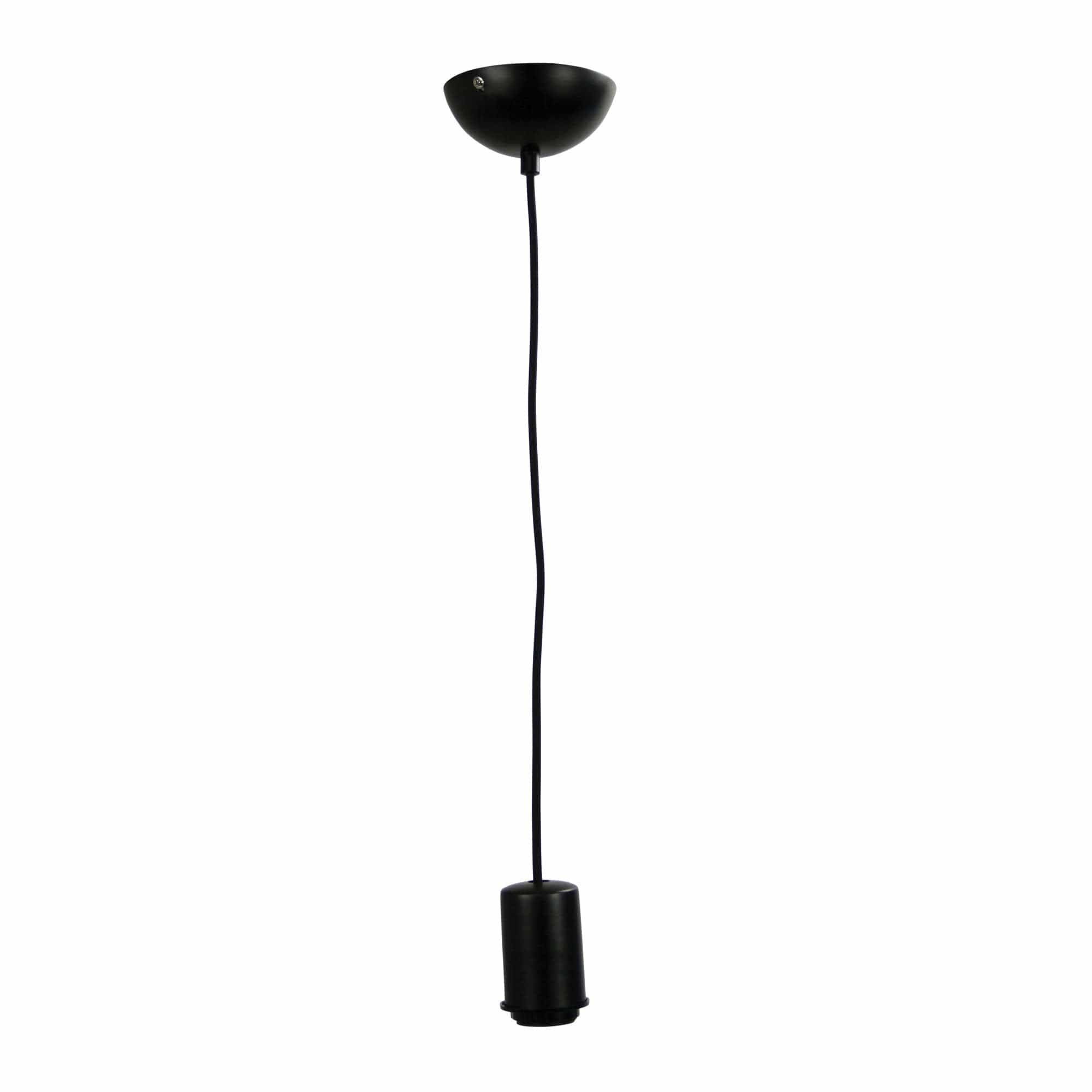 Oriel Lighting Lamp POP.2 Single Drop 2m E27 Suspension Black