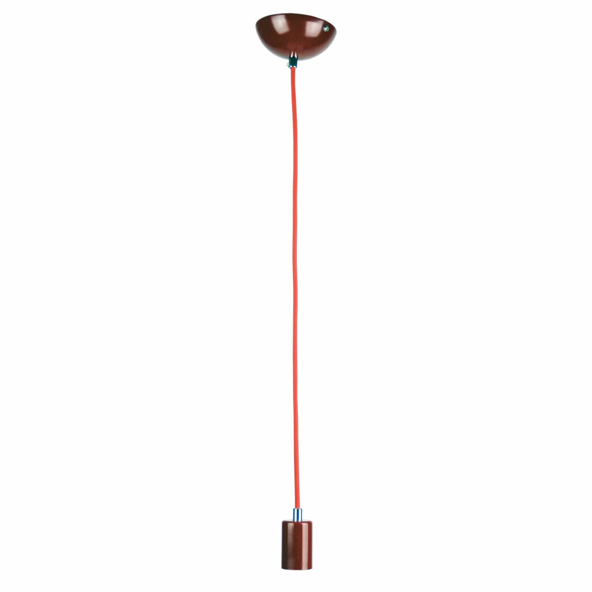 Oriel Lighting Lamp POP Red Single Drop 2m Suspension