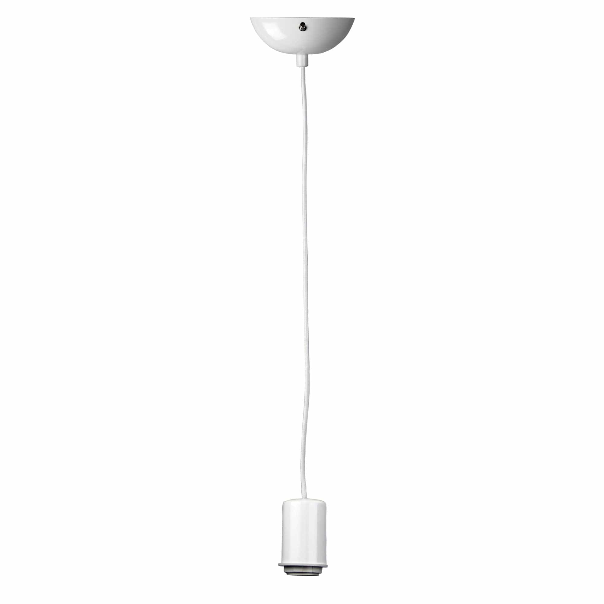 Oriel Lighting Lamp POP Single Drop 2m E27 Suspension White