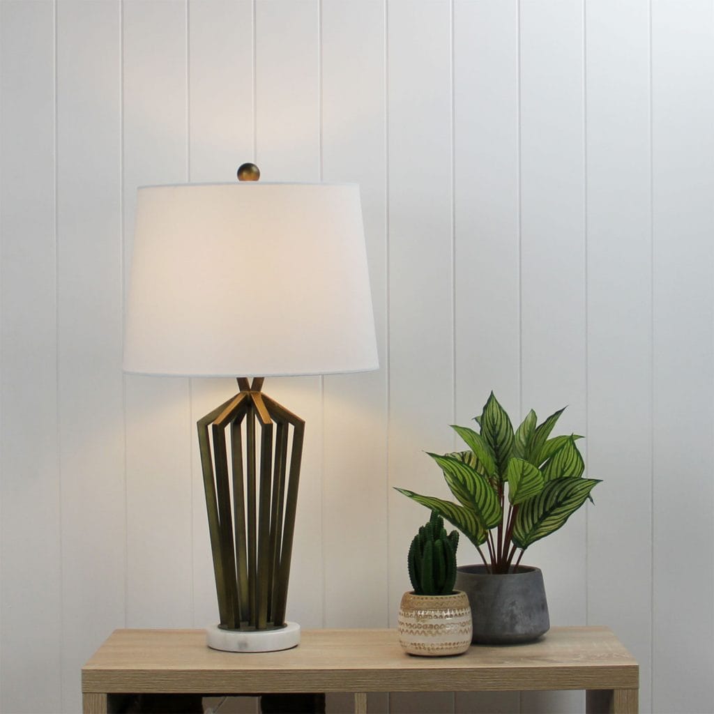 Oriel Lighting Lamp ROMSEY Complete Metal Table Lamp