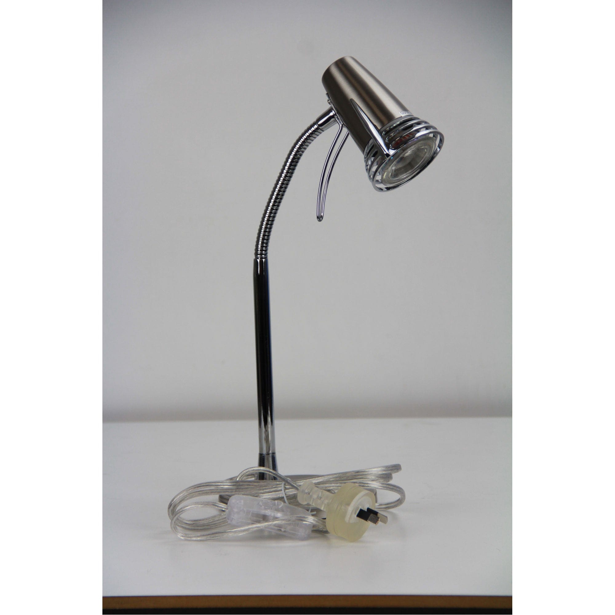 Oriel Lighting Lamp SCOOT Compact LED Task Lamp Brushed Chrome