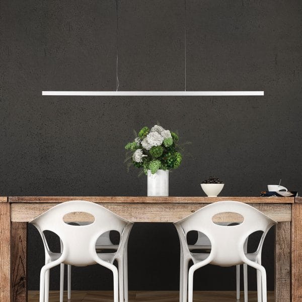 Oriel Lighting Lamp SHARD.1500 4000K Slimline LED Pendant White