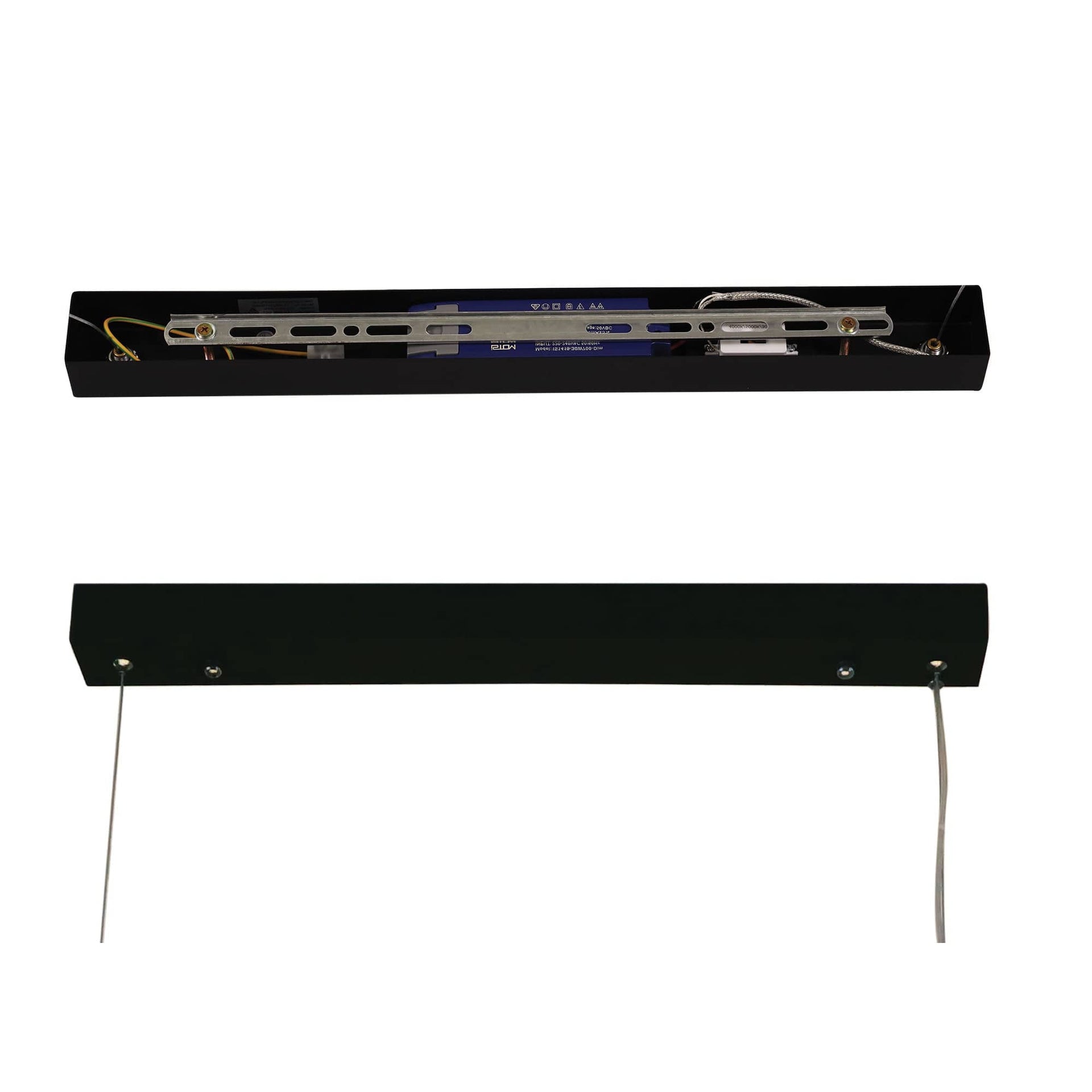 Oriel Lighting Lamp SHARD.1500 CCT Slimline LED Pendant Black