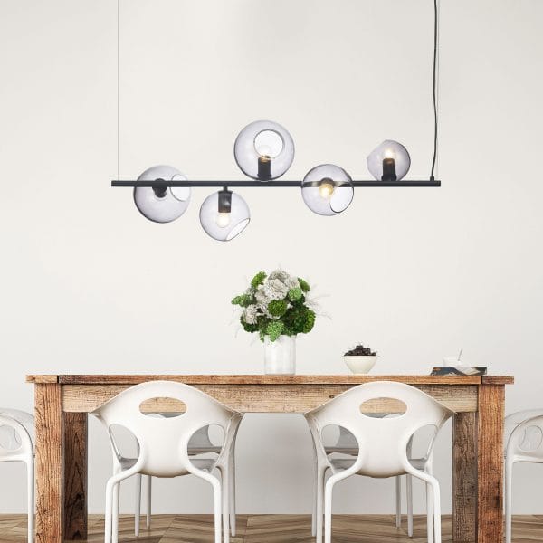 Oriel Lighting Lamp SINUS 120cm Designer Satellite Suspended Pendant