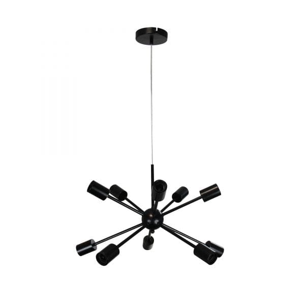 Oriel Lighting Lamp SPUTNIK.10 10-light Groovy Satellite Pendant