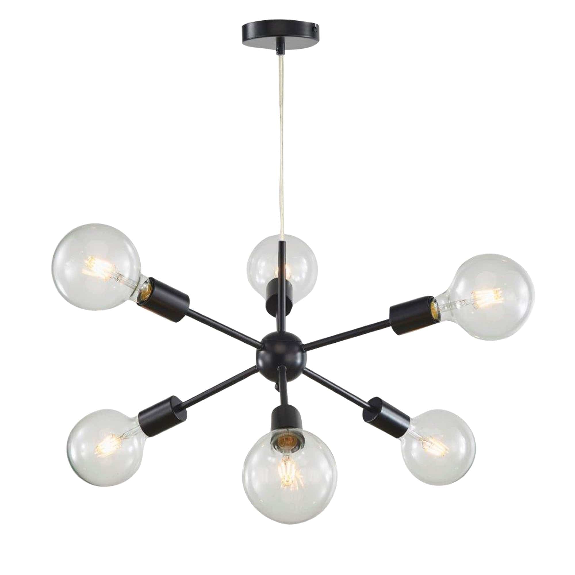 Oriel Lighting Lamp SPUTNIK.6 6-light Groovy Satellite Pendant