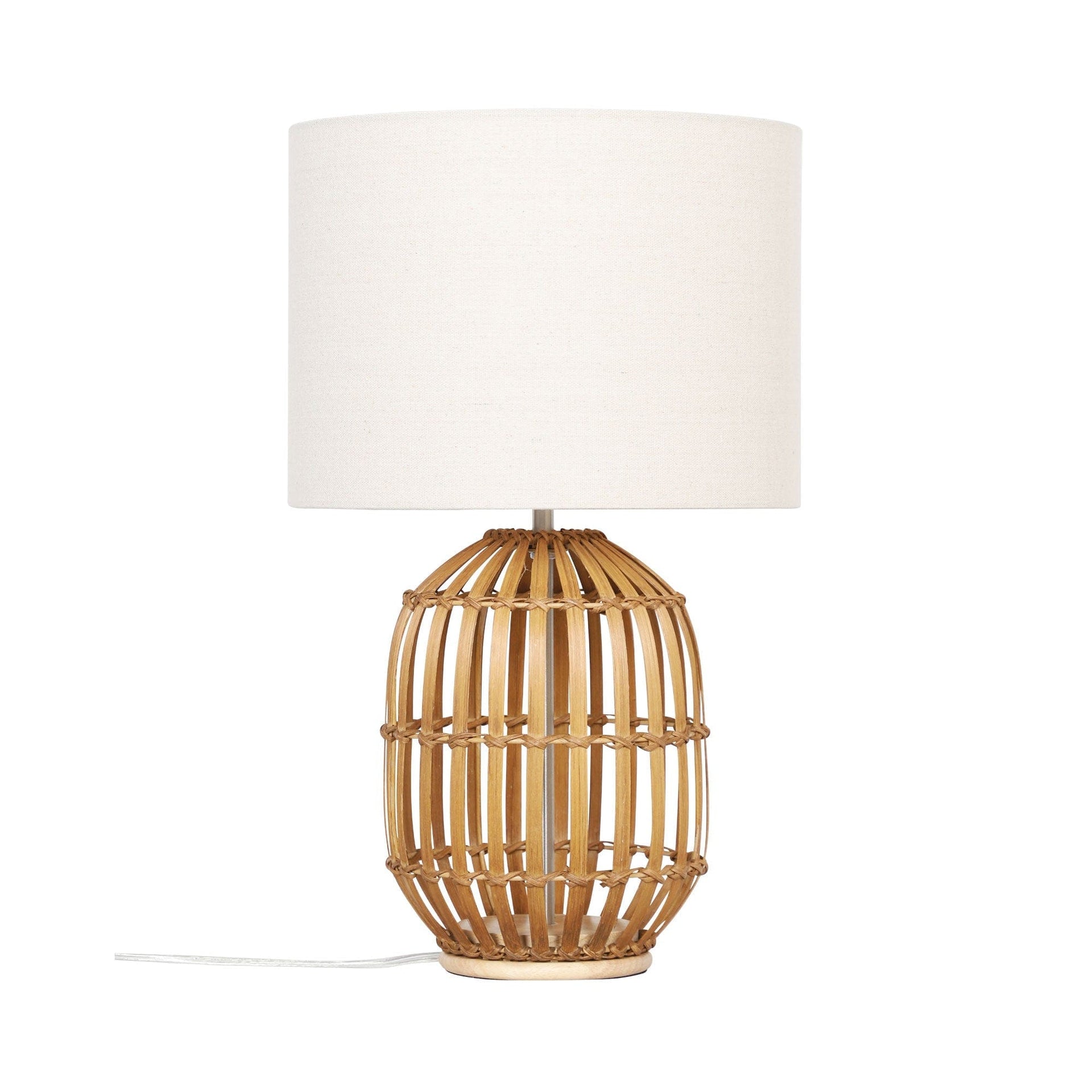 Oriel Lighting Lamp TEGAL Bamboo Table Lamp