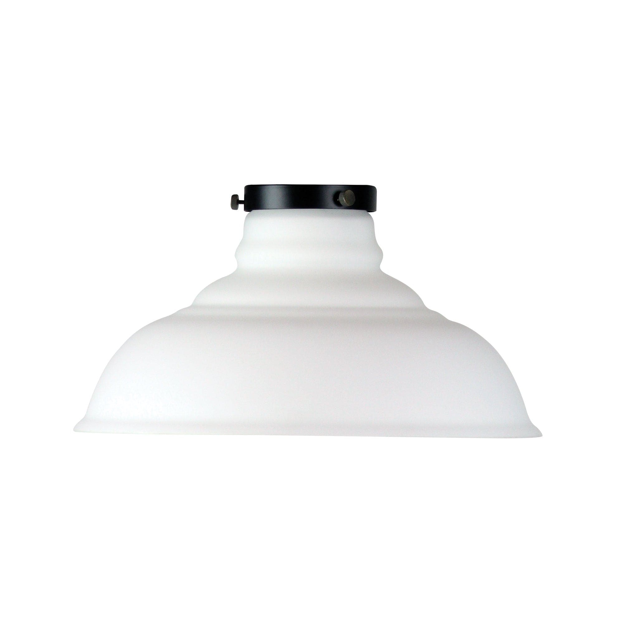 Oriel Lighting Lamp TOLEDO Opal Matt Classic 35cm Opal Glass Shade and Gallery