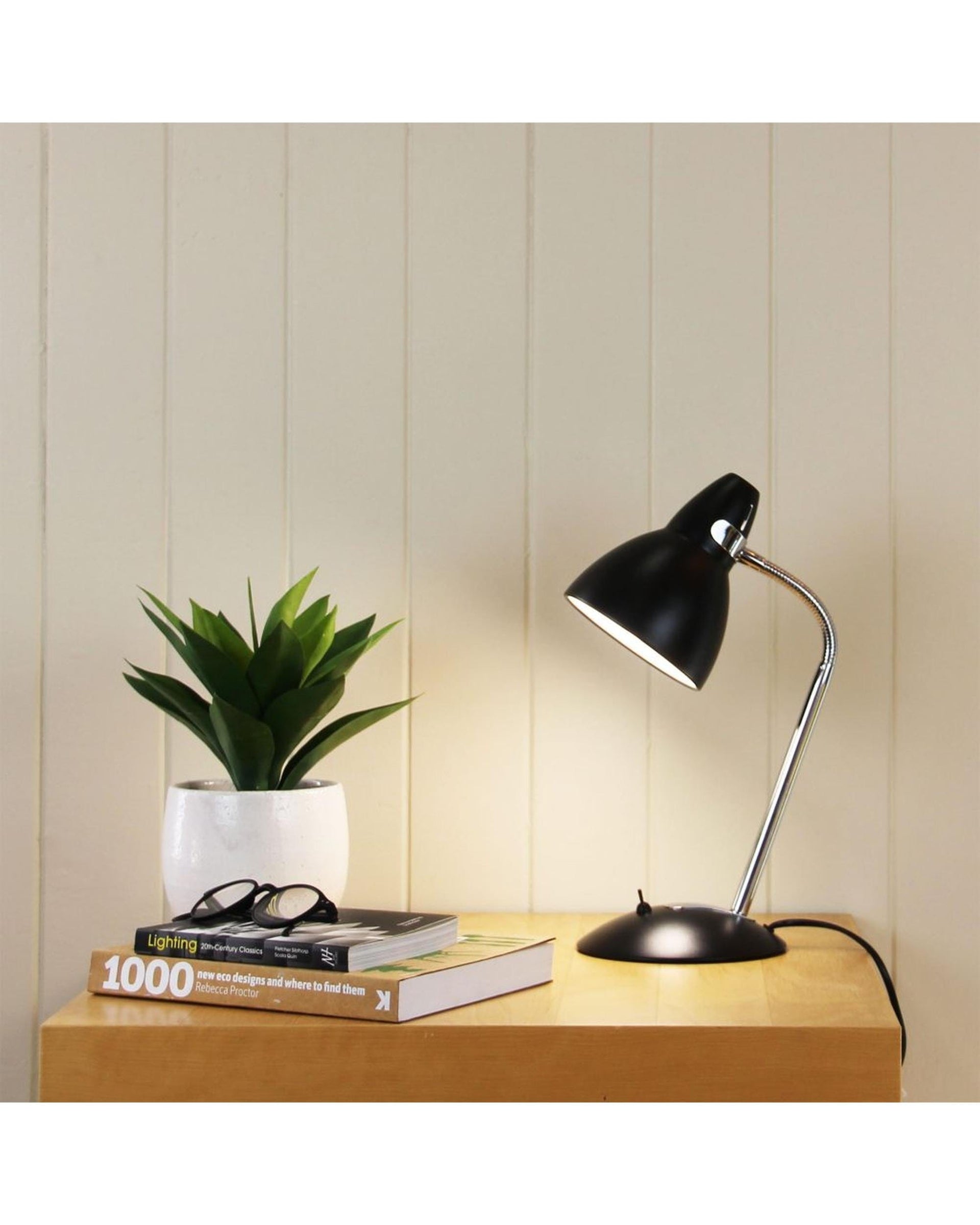 Oriel Lighting Lamp TRAX Classic Gooseneck Task Lamp Black