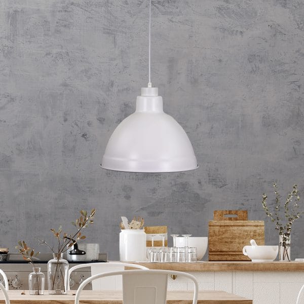Oriel Lighting Lamp YARD.35 35cm Industrial Style Shade