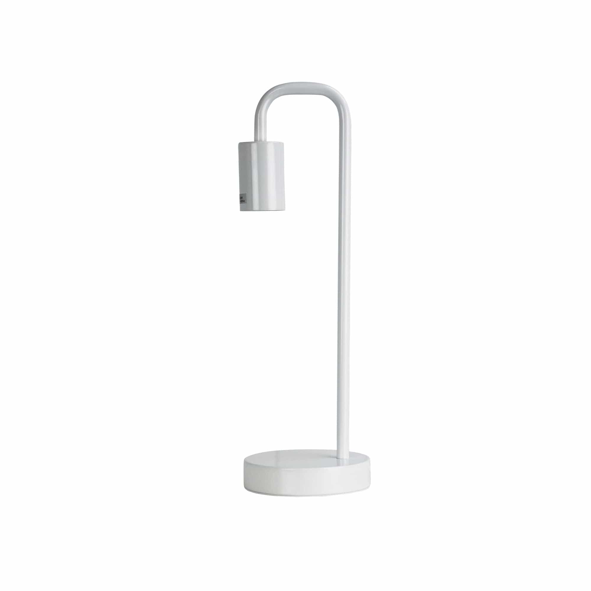 Oriel Lighting Lamp YORK White Table Lamp Base