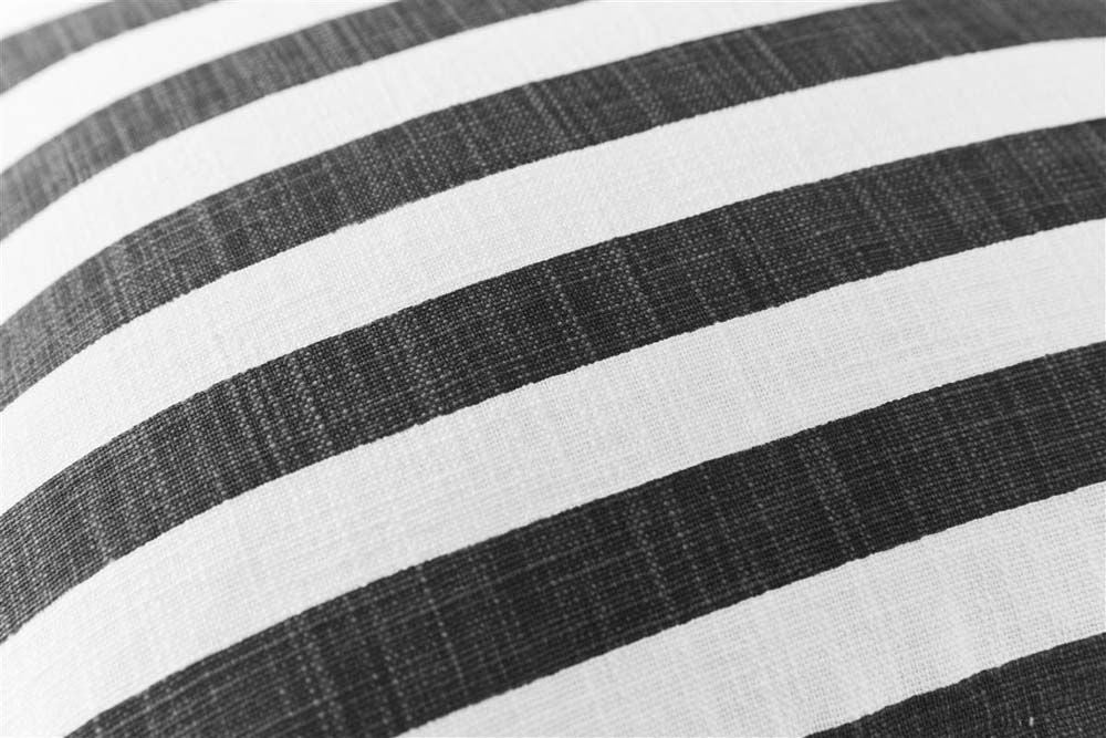 VTWonen Stripe and Eye Natural Filled Cushion - 50cm x 50cm vtWomen