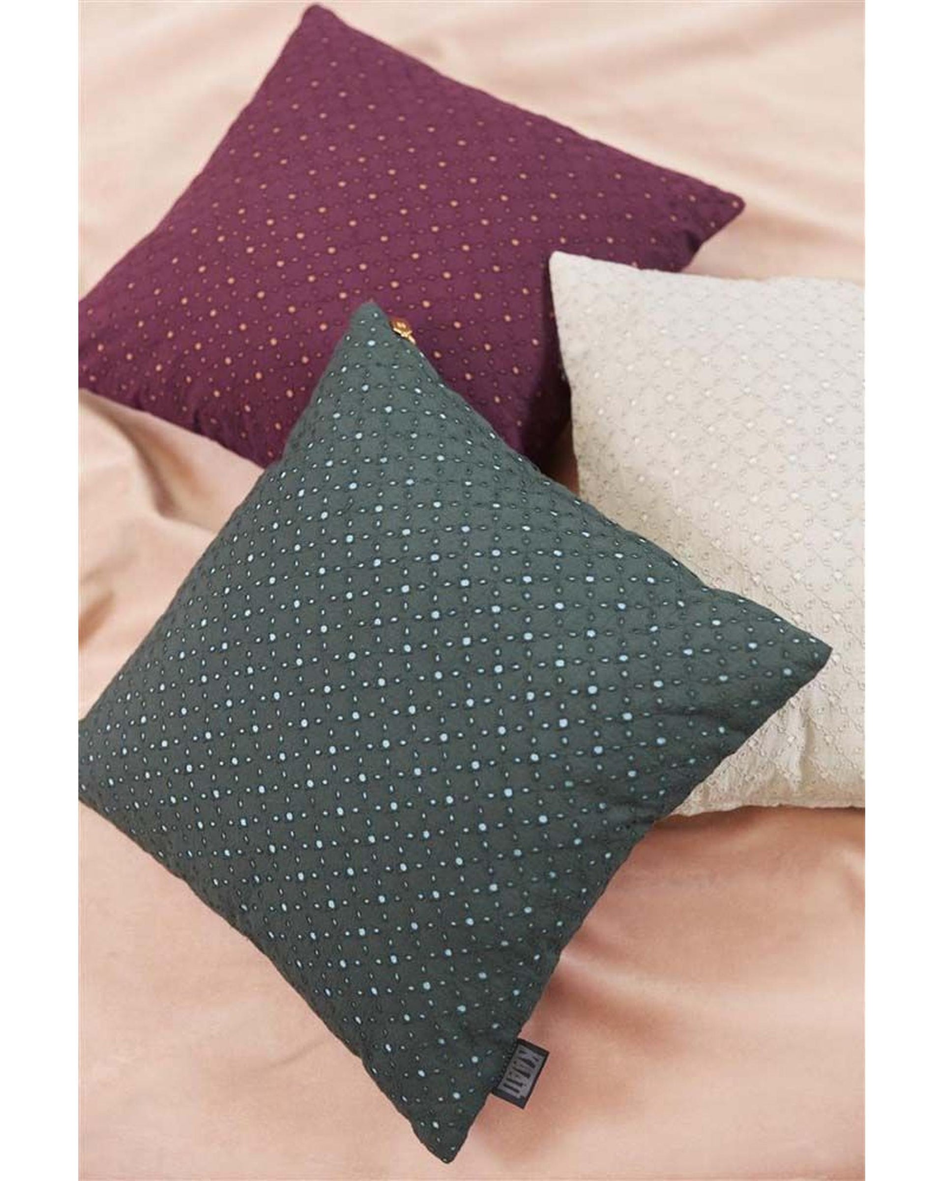 Bedding House Chelsy Green Filled Cushion - 40cm x 40cm Bedding House