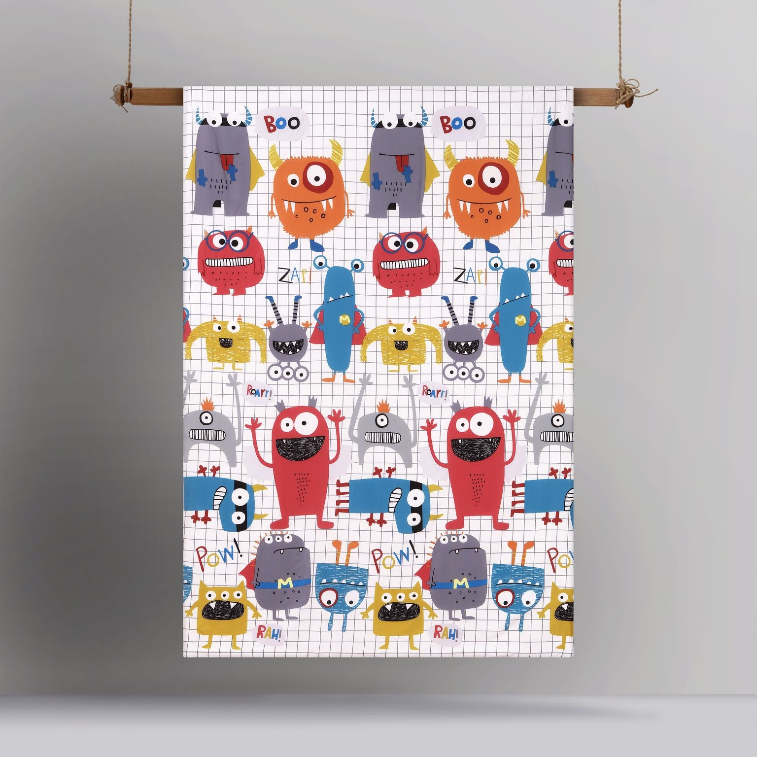 Happy Kids Monster Squad Glow in the Dark Quilt Cover Set Happy Kids Bedding