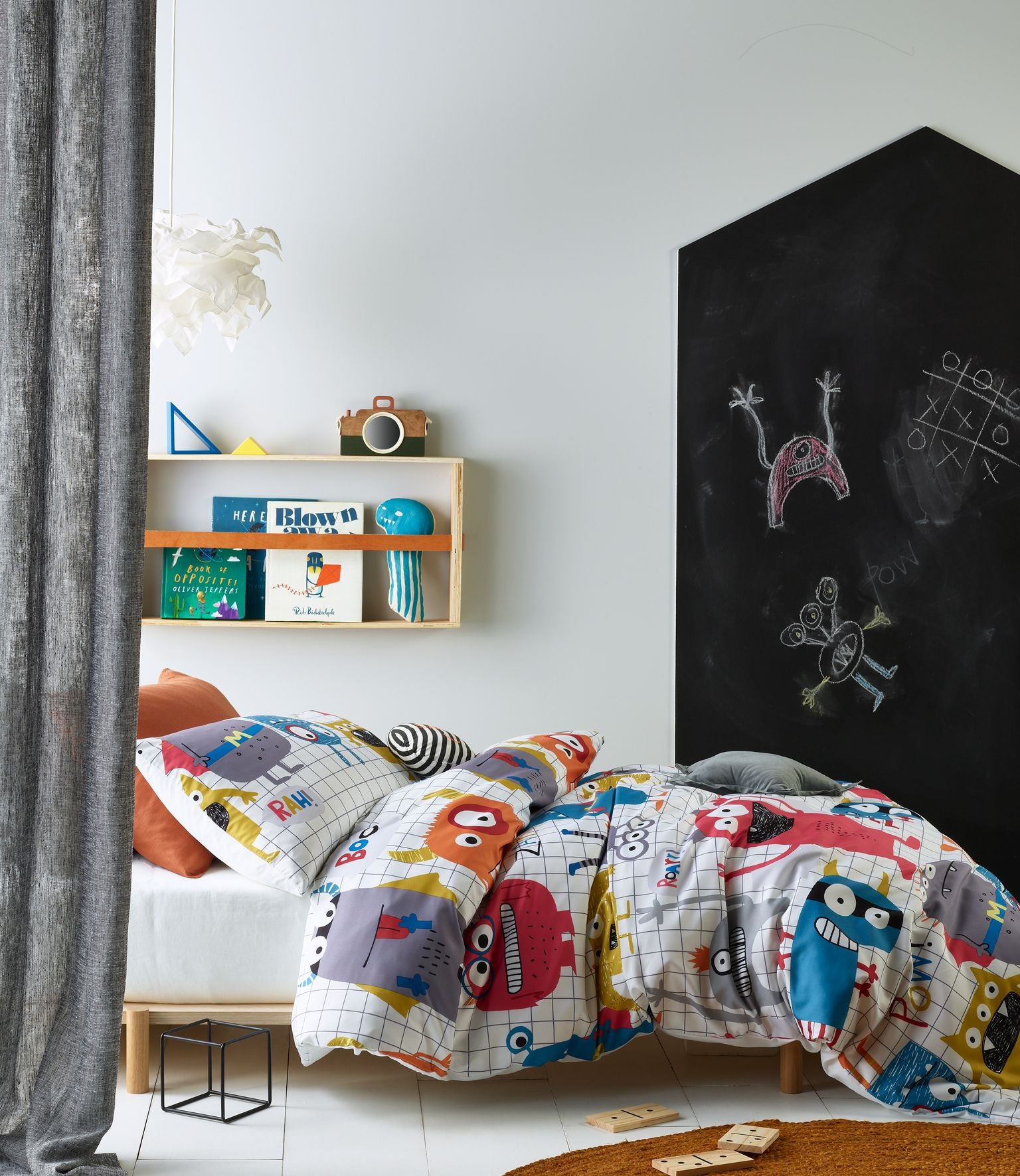 Happy Kids Monster Squad Glow in the Dark Quilt Cover Set Happy Kids Bedding