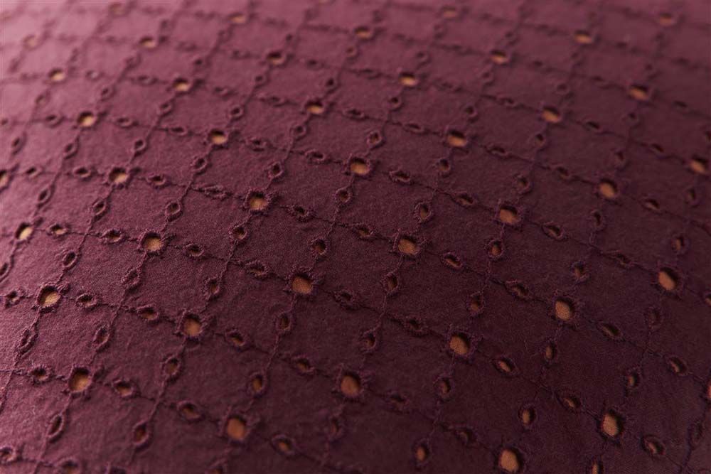 Bedding House Chelsy Purple Filled Cushion - 40cm x 40cm Bedding House