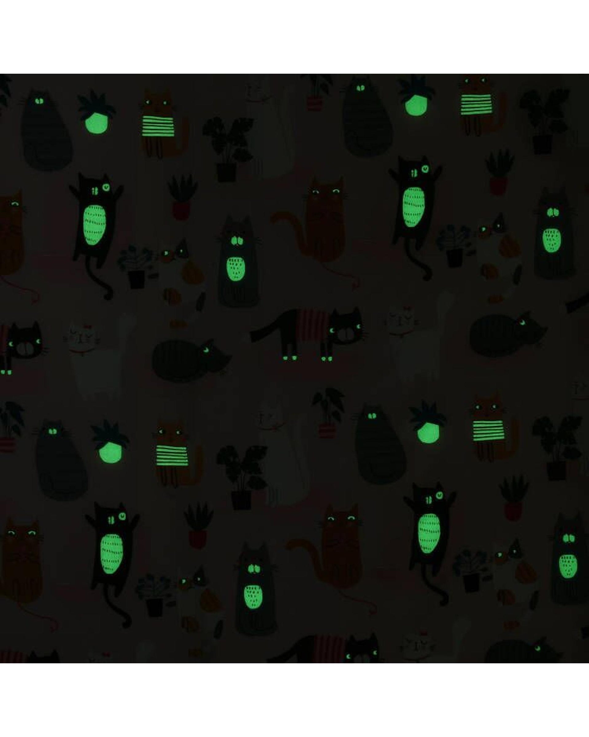 Happy Kids Miaow Glow in the Dark Quilt Cover Set Happy Kids Bedding