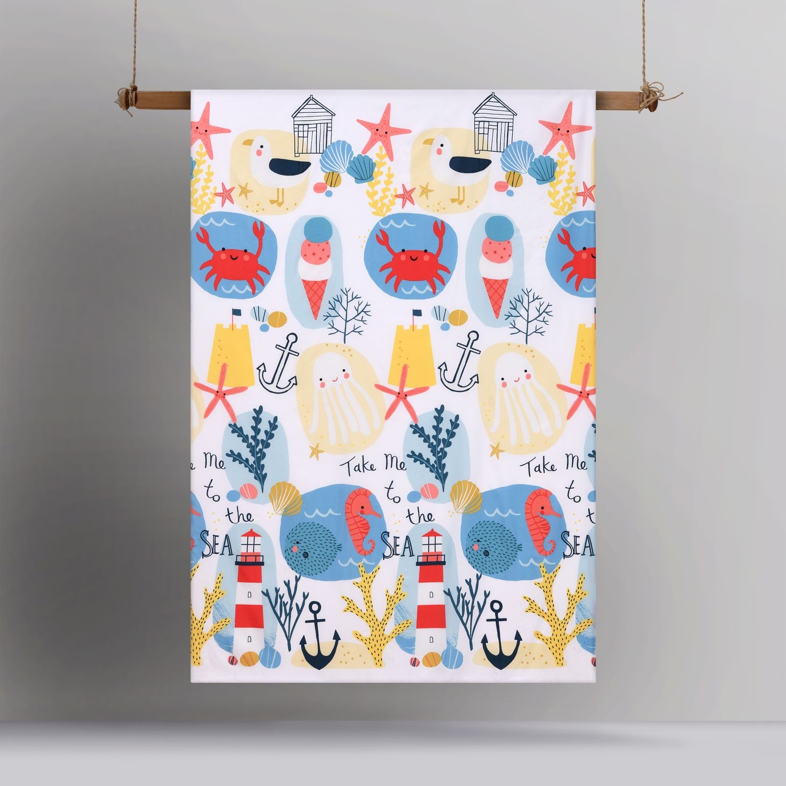 Happy Kids Seaside Glow in the Dark Quilt Cover Set Happy Kids Bedding