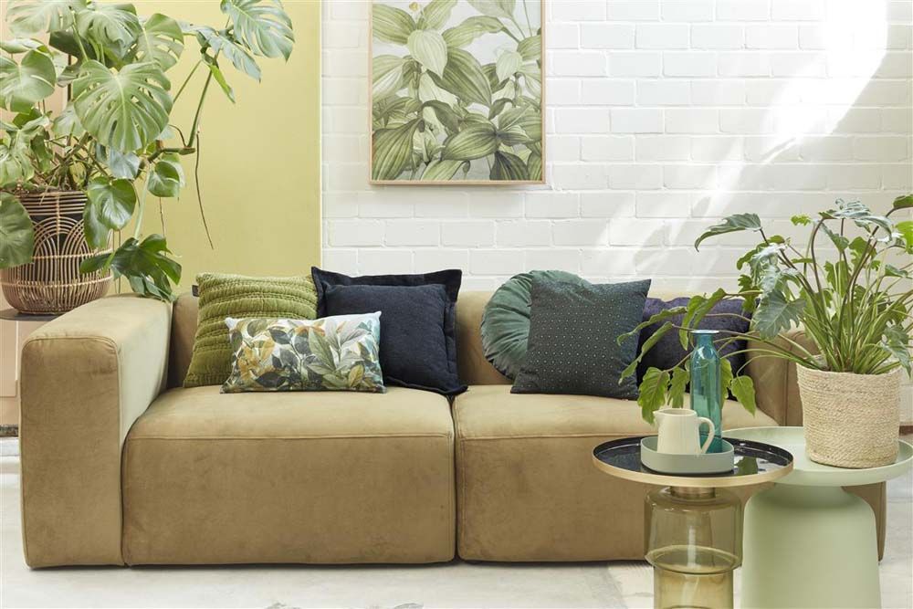 Bedding House Olinda Blue Green Filled Cushion - 30cm x 50cm Bedding House