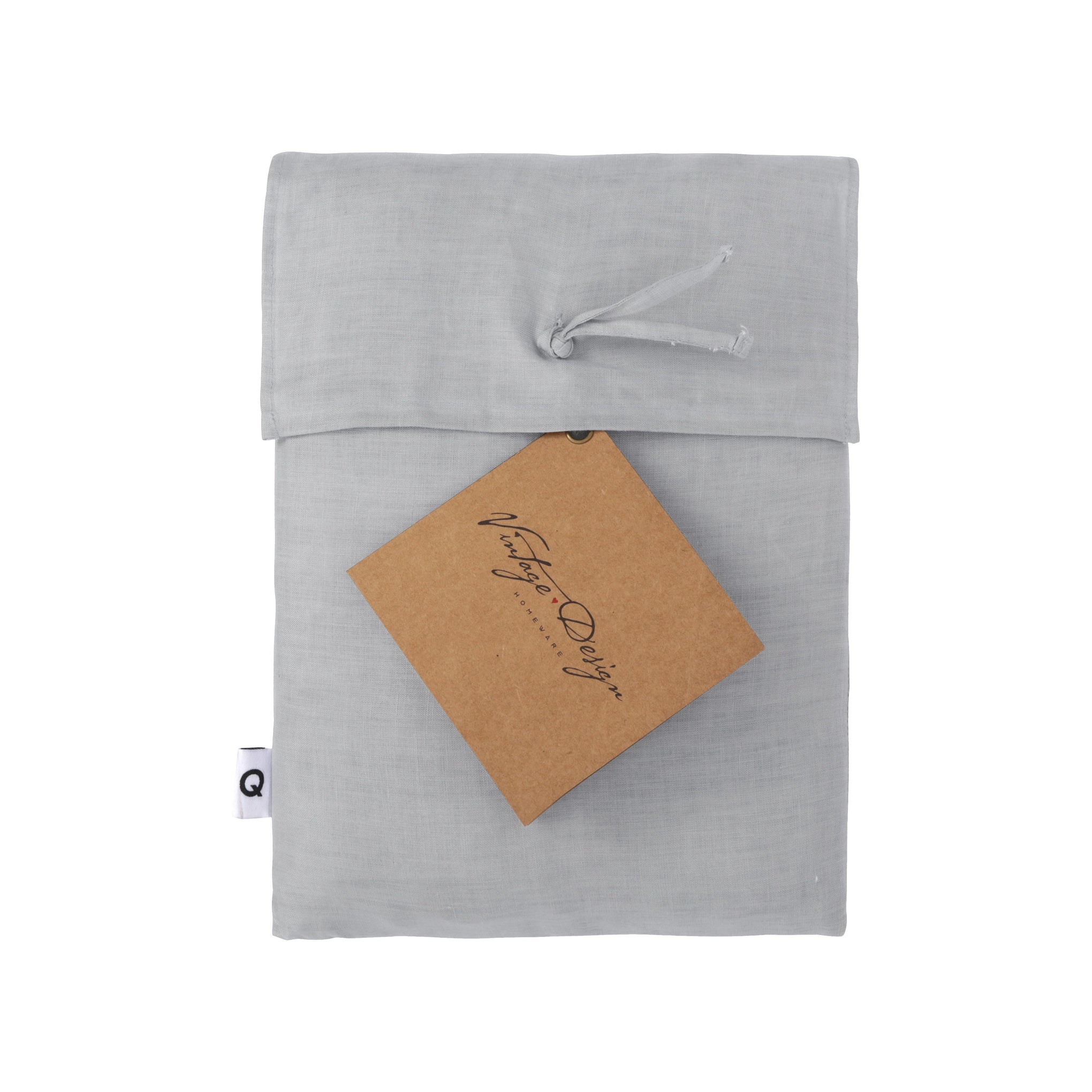 Vintage Design Silver 100% Hemp Sheet Set Vintage Design